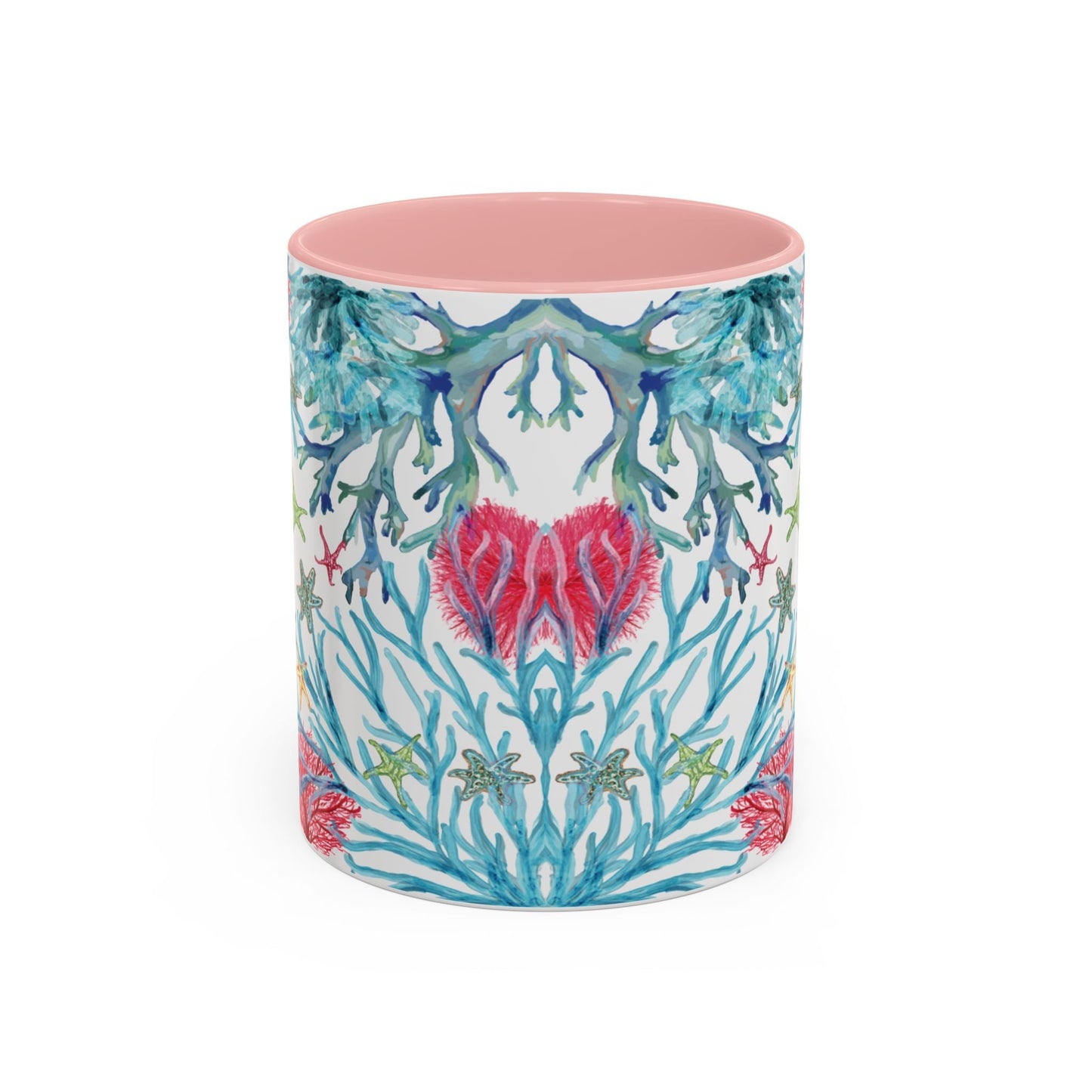 Ocean - Inspired Two Tone Ceramic Mug - 11 oz & 15 oz - Blue Cava