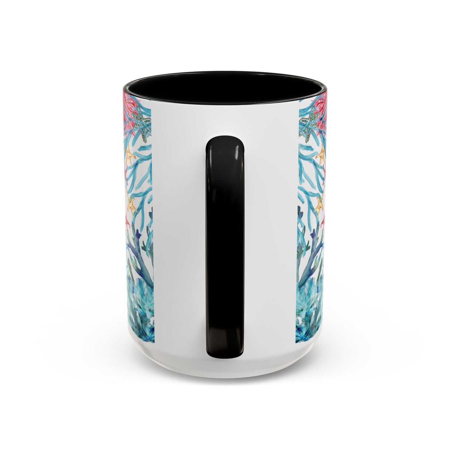 Ocean - Inspired Two Tone Ceramic Mug - 11 oz & 15 oz - Blue Cava