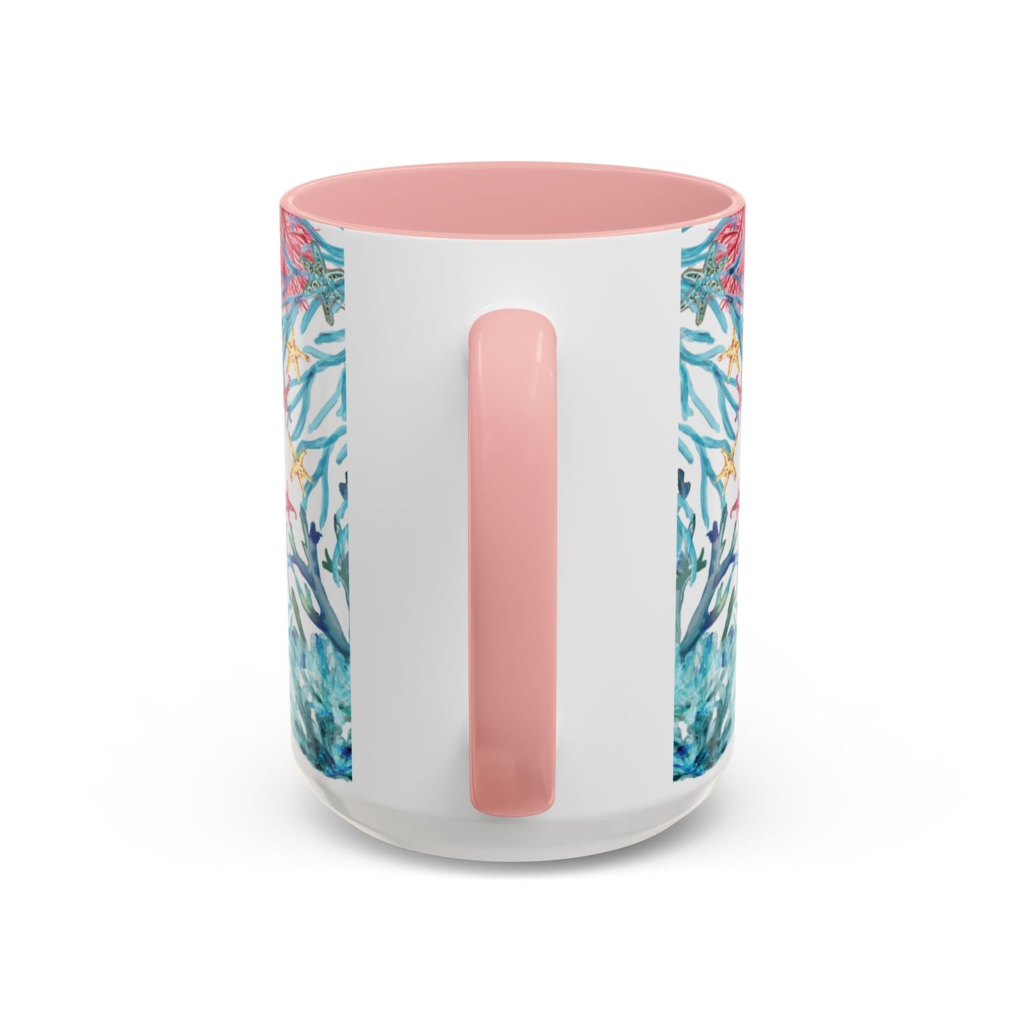 Ocean - Inspired Two Tone Ceramic Mug - 11 oz & 15 oz - Blue Cava