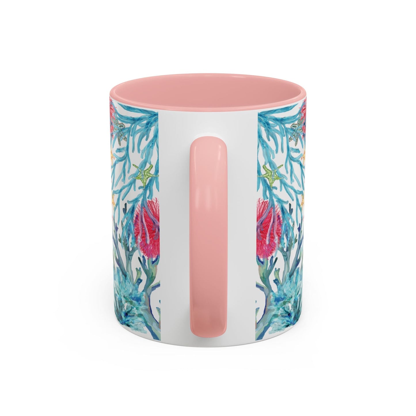 Ocean - Inspired Two Tone Ceramic Mug - 11 oz & 15 oz - Blue Cava