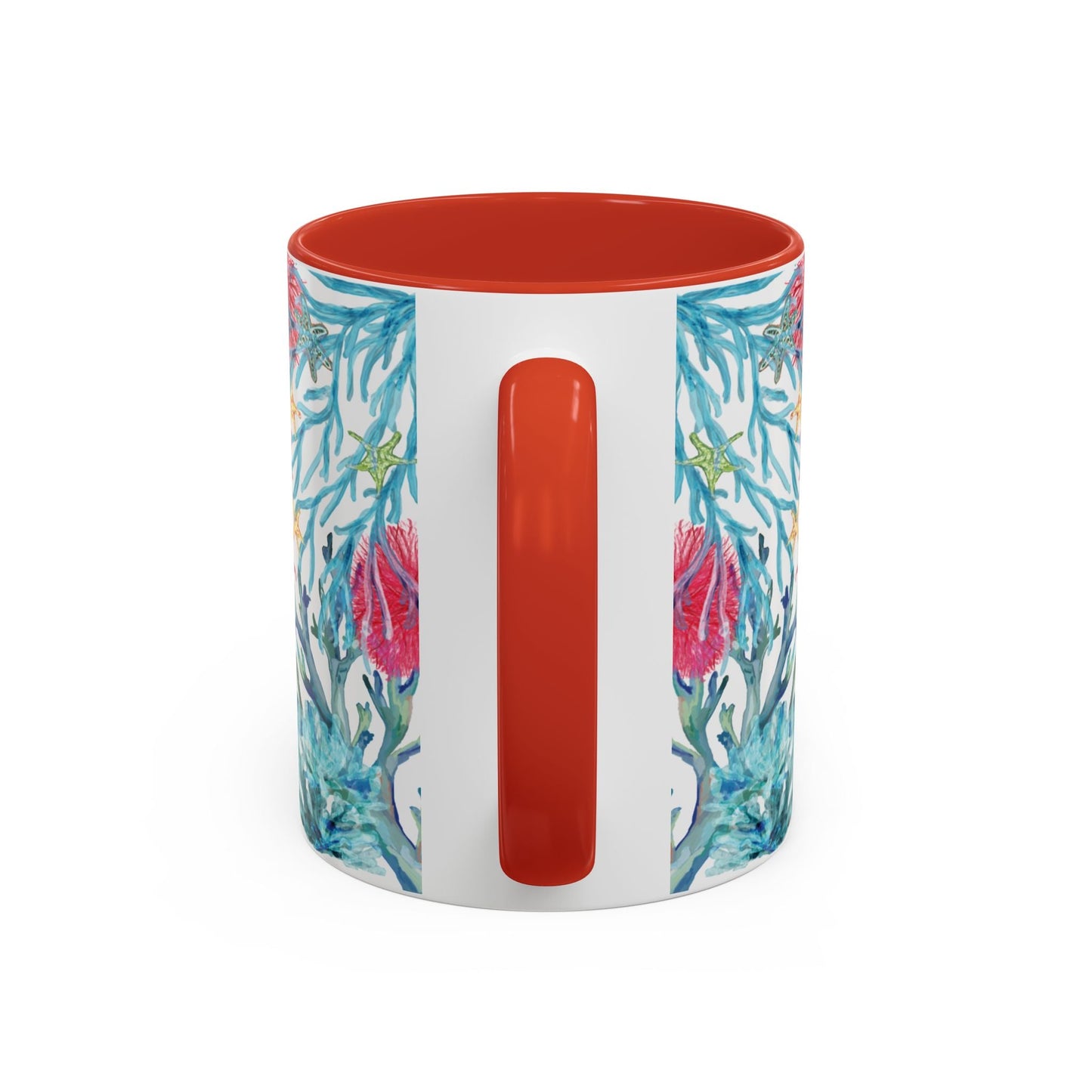 Ocean - Inspired Two Tone Ceramic Mug - 11 oz & 15 oz - Blue Cava