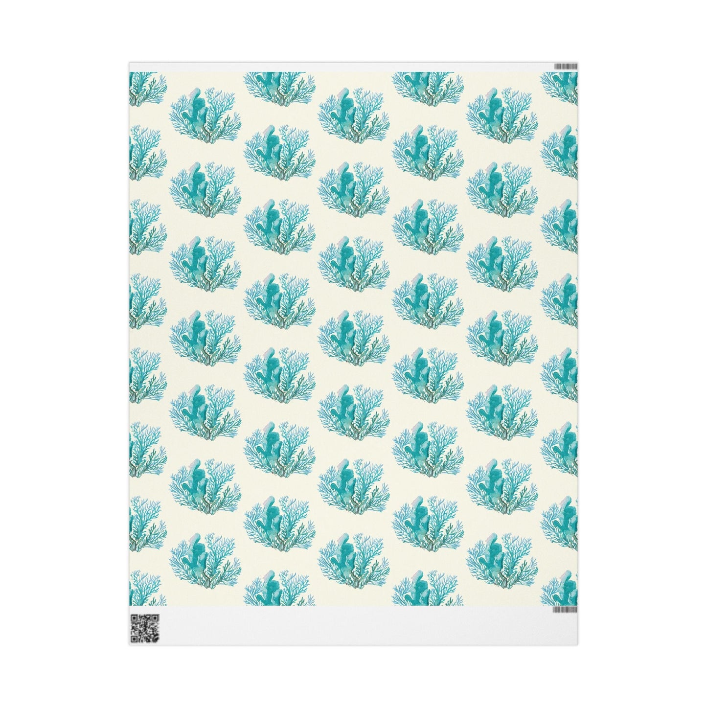 Ocean - Inspired Wrapping Paper for Coastal Gifts - Blue Cava
