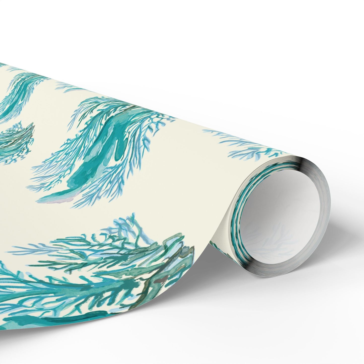 Ocean - Inspired Wrapping Paper for Coastal Gifts - Blue Cava