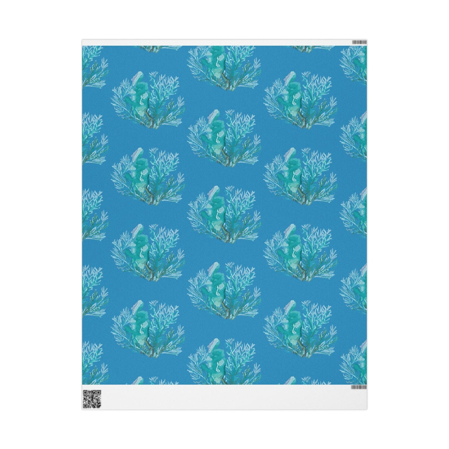 Ocean - Inspired Wrapping Paper for Eco - Friendly Gifts - Blue Cava