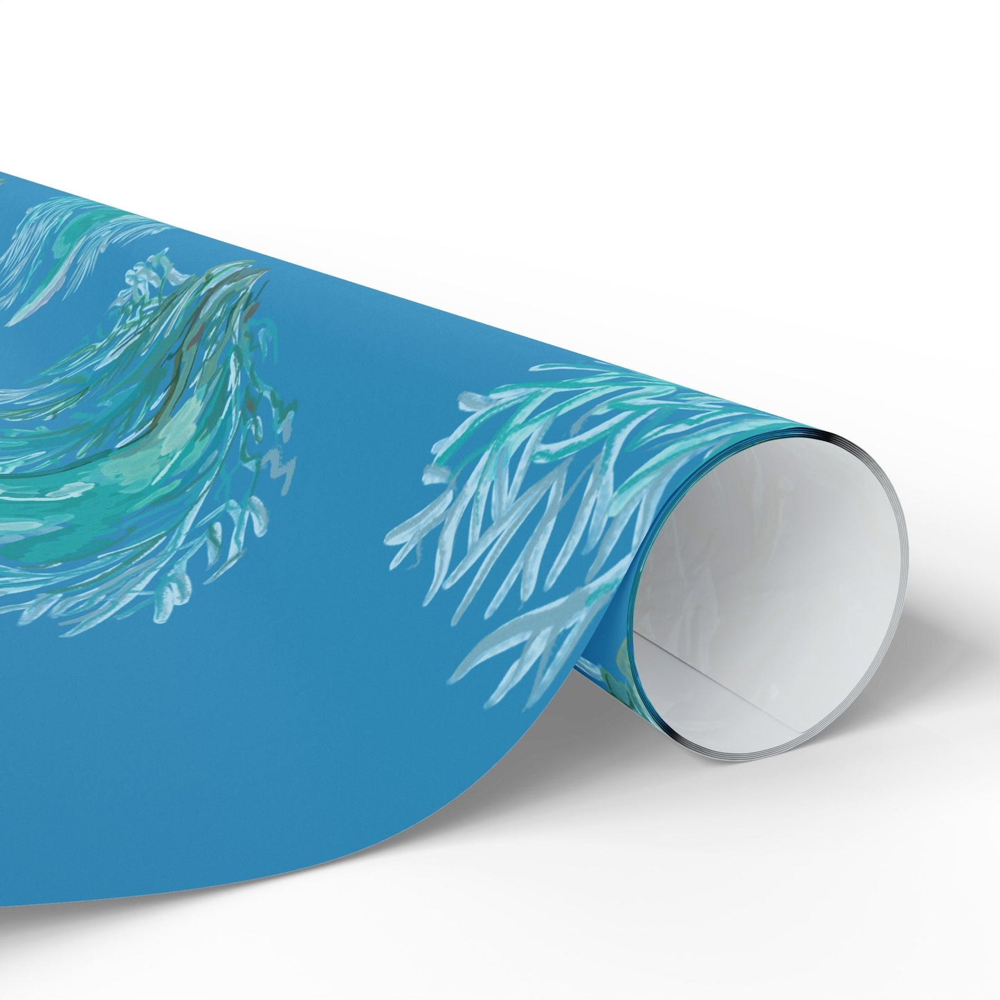 Ocean - Inspired Wrapping Paper for Eco - Friendly Gifts - Blue Cava
