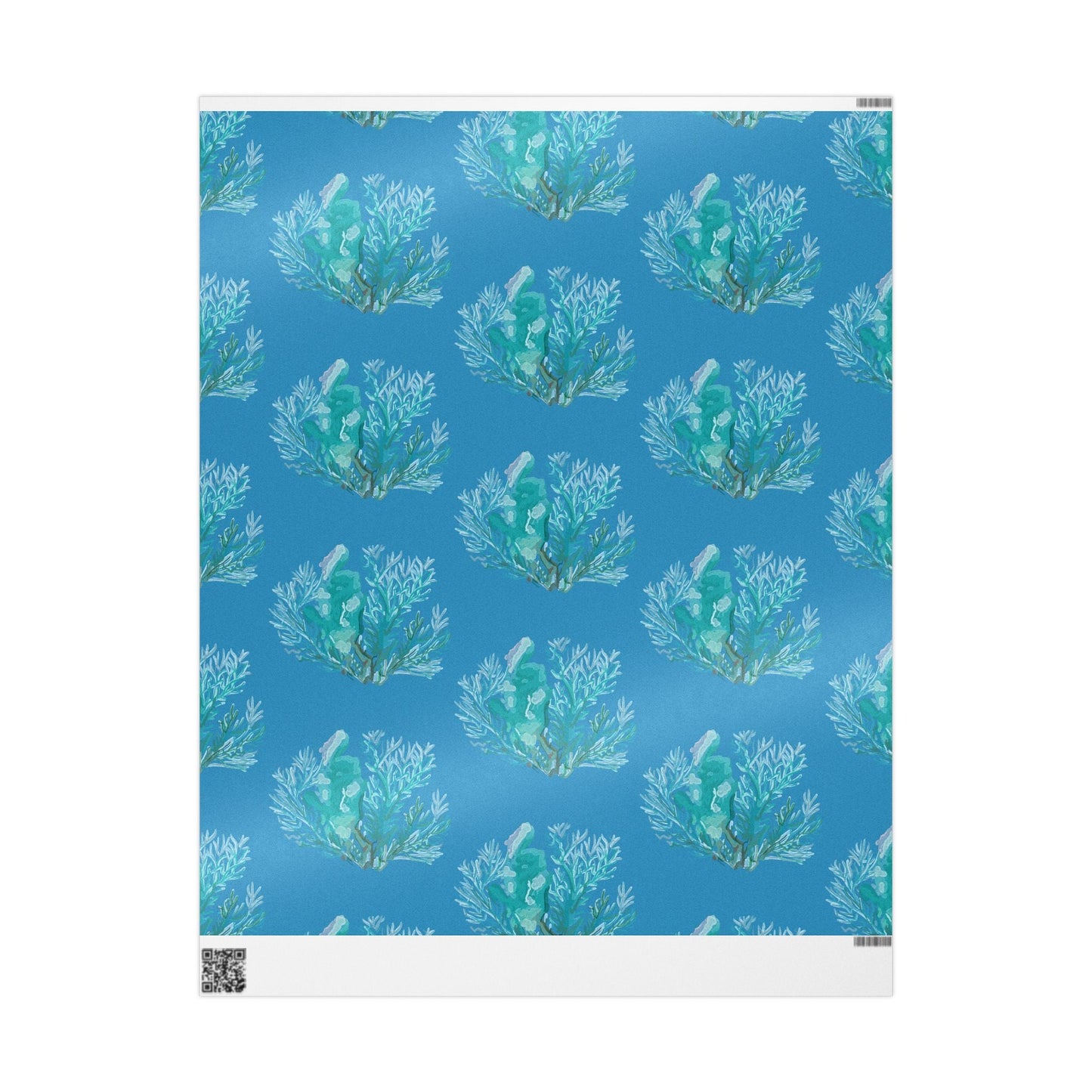 Ocean - Inspired Wrapping Paper for Eco - Friendly Gifts - Blue Cava