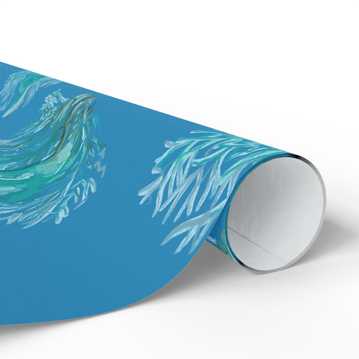 Ocean - Inspired Wrapping Paper for Eco - Friendly Gifts - Blue Cava