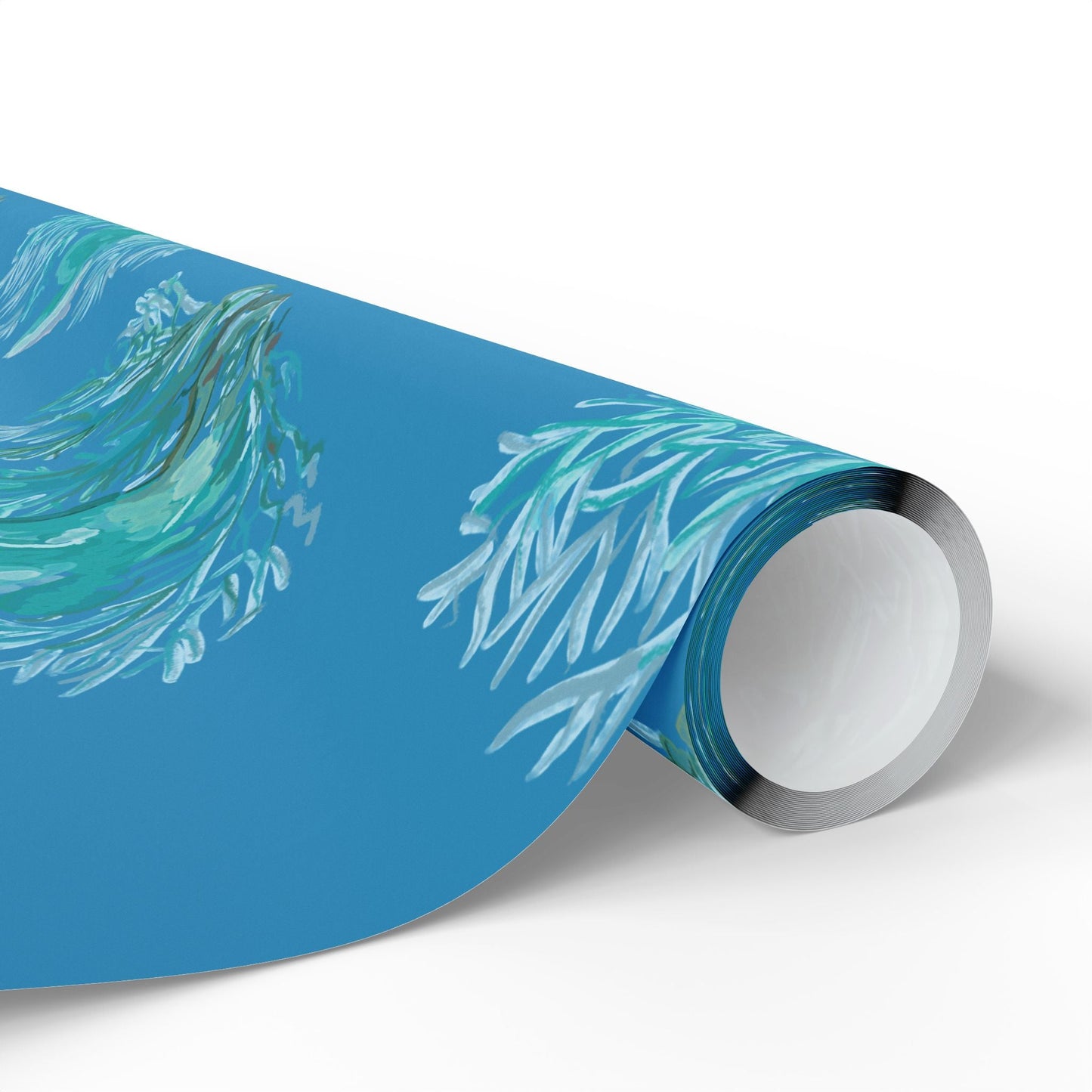 Ocean - Inspired Wrapping Paper for Eco - Friendly Gifts - Blue Cava