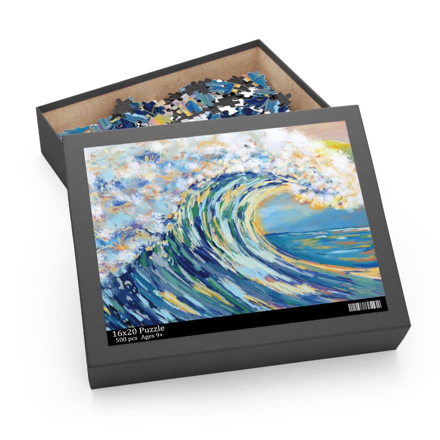 Ocean Wave Puzzles - (120, 252, 500 - Piece) - Blue Cava
