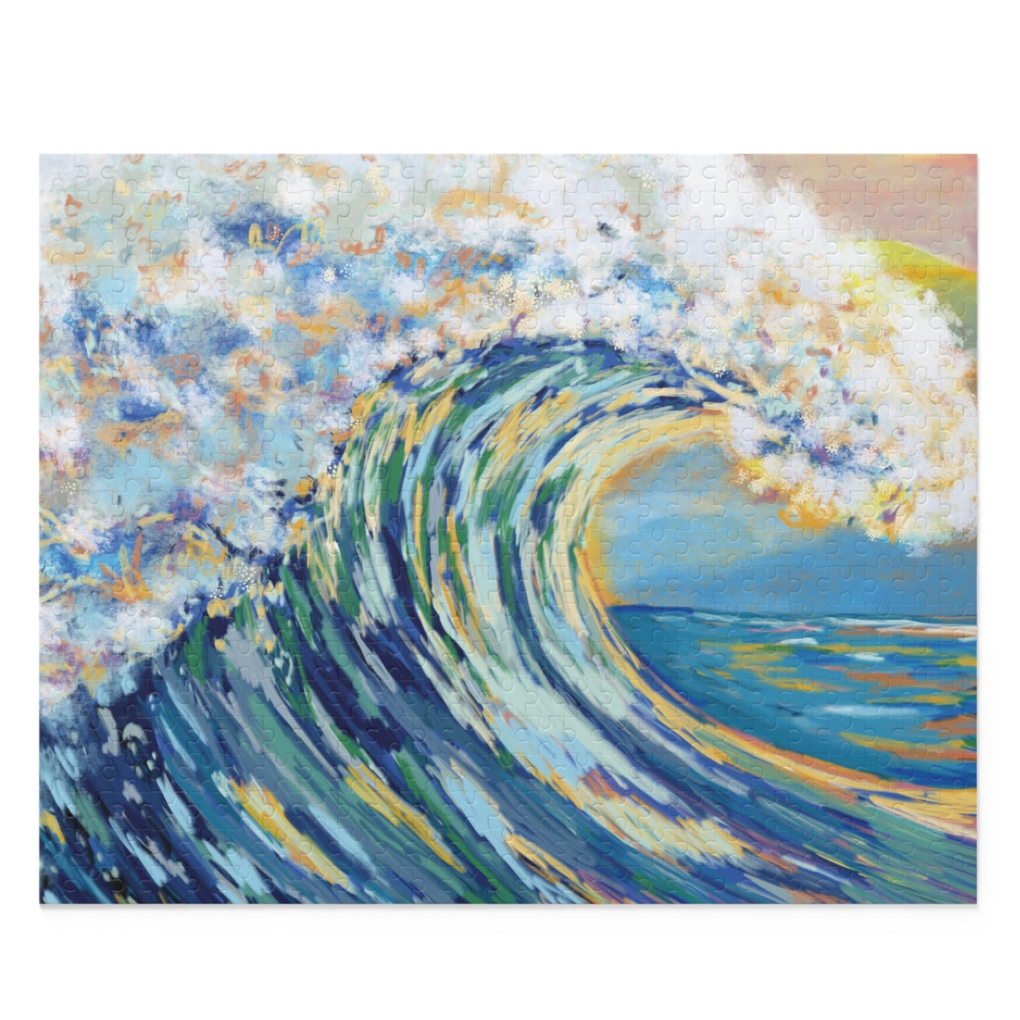 Ocean Wave Puzzles - (120, 252, 500 - Piece) - Blue Cava