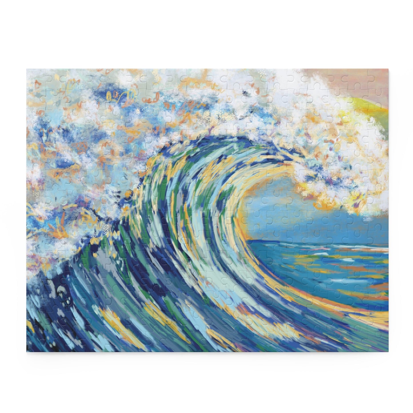 Ocean Wave Puzzles - (120, 252, 500 - Piece) - Blue Cava