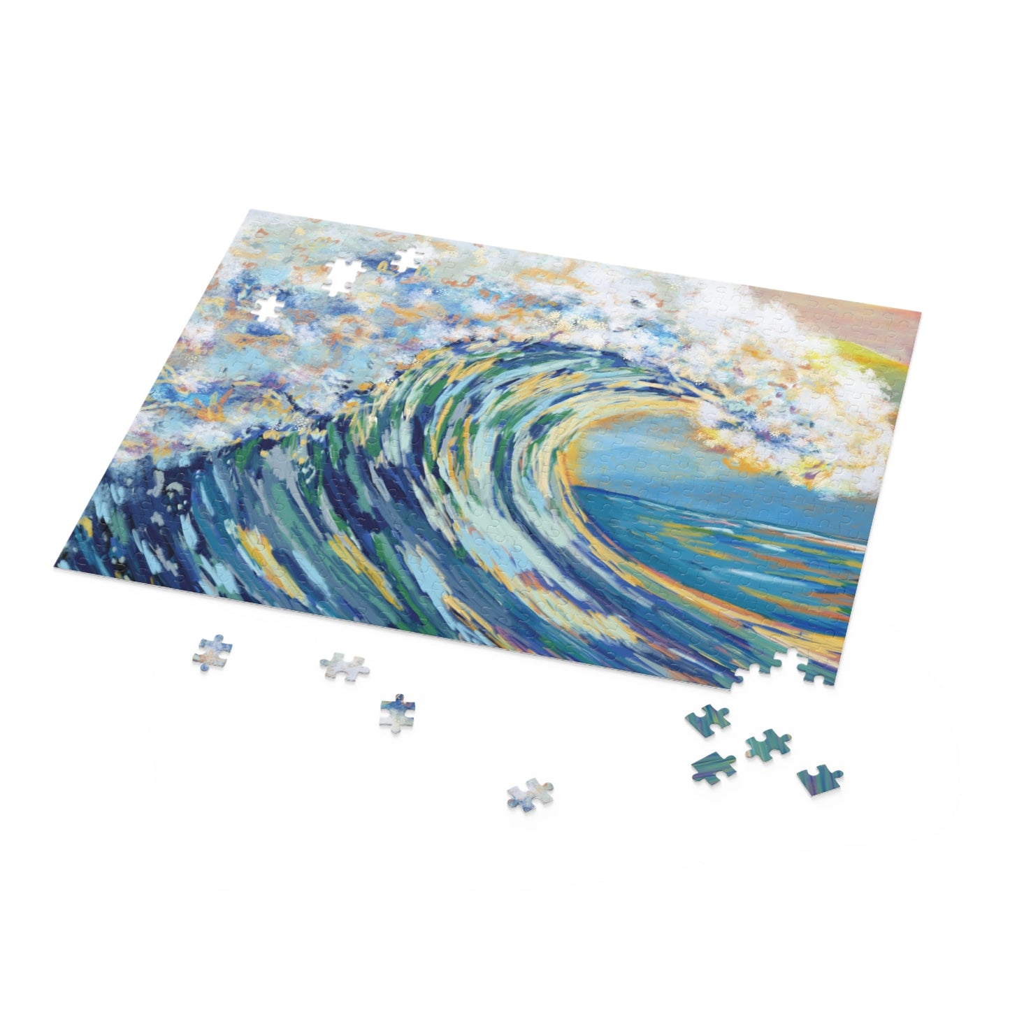 Ocean Wave Puzzles - (120, 252, 500 - Piece) - Blue Cava