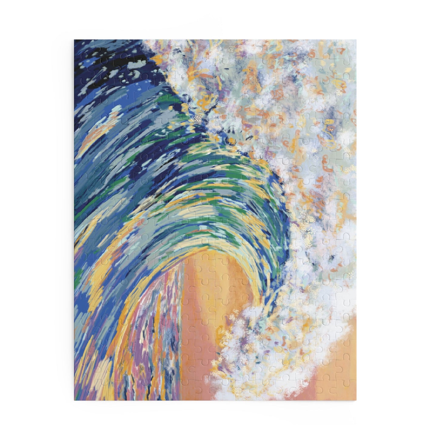 Ocean Waves Puzzles - Blue Cava