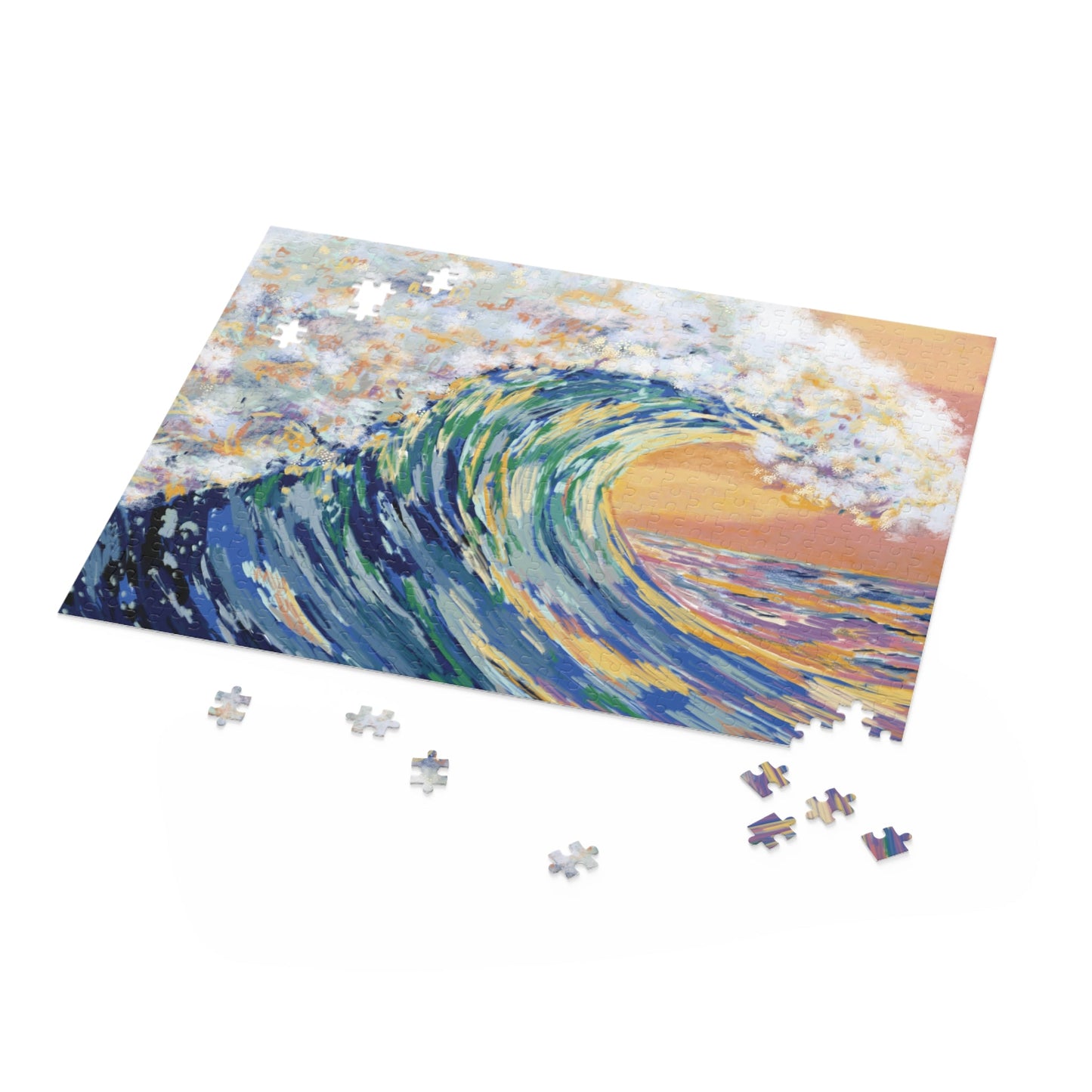 Ocean Waves Puzzles - Blue Cava