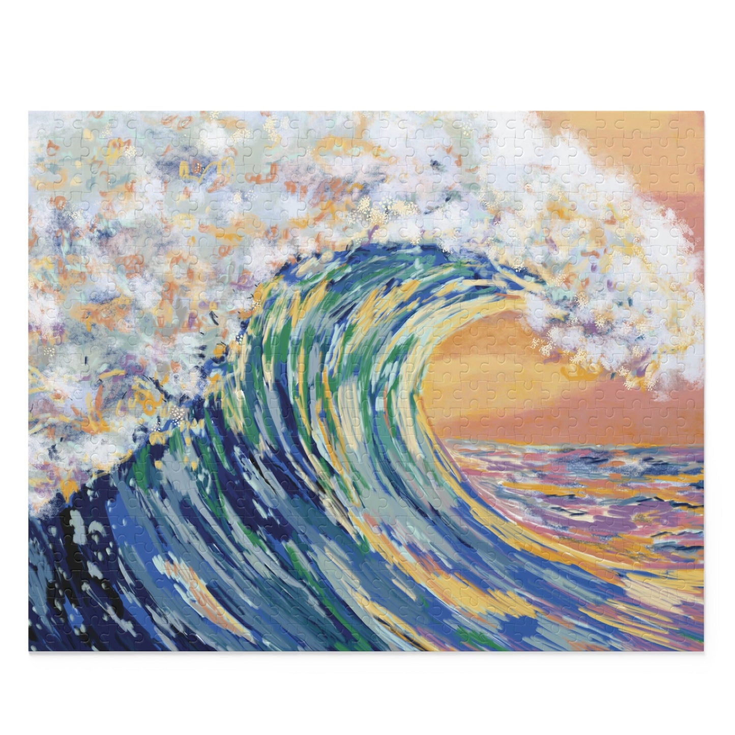 Ocean Waves Puzzles - Blue Cava