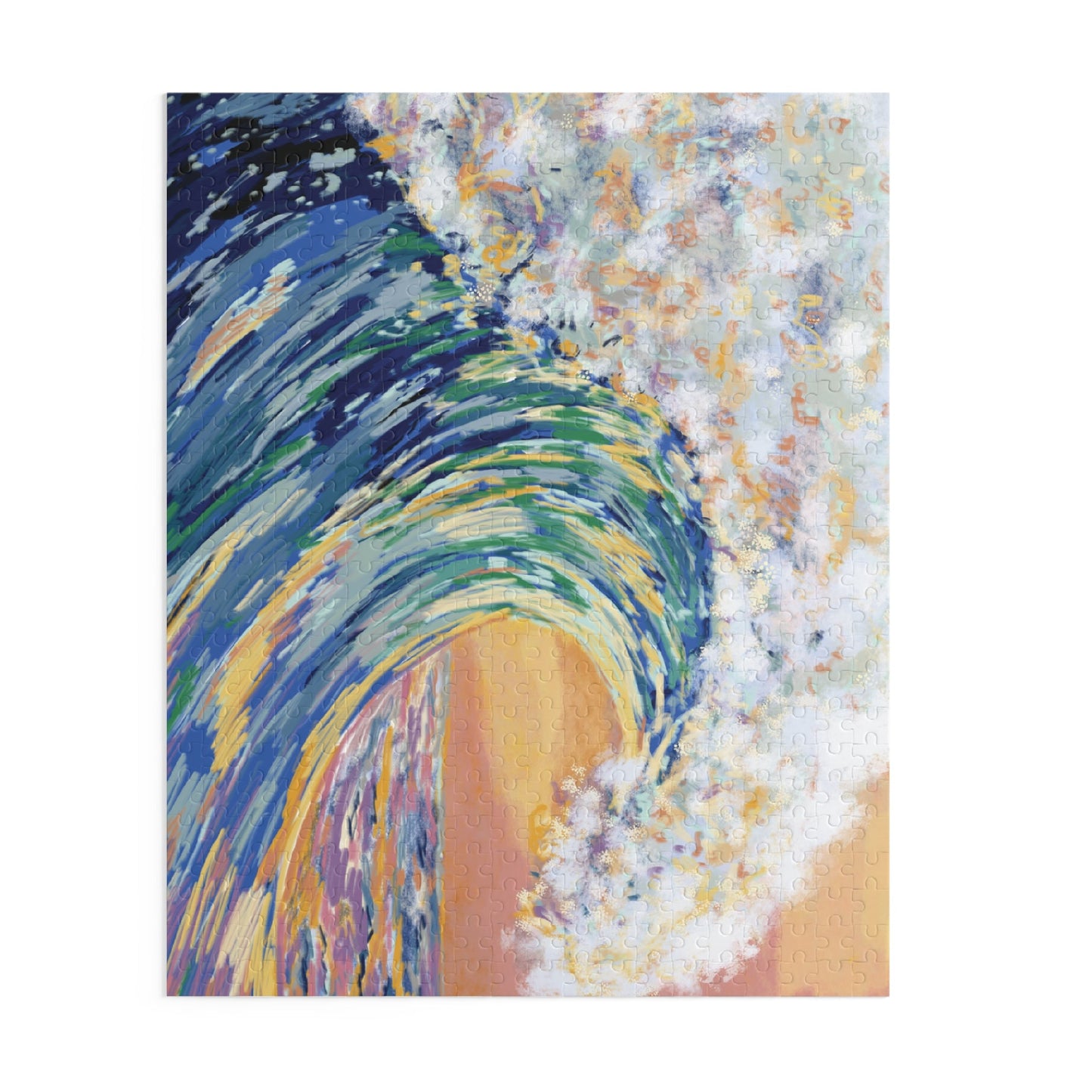 Ocean Waves Puzzles - Blue Cava