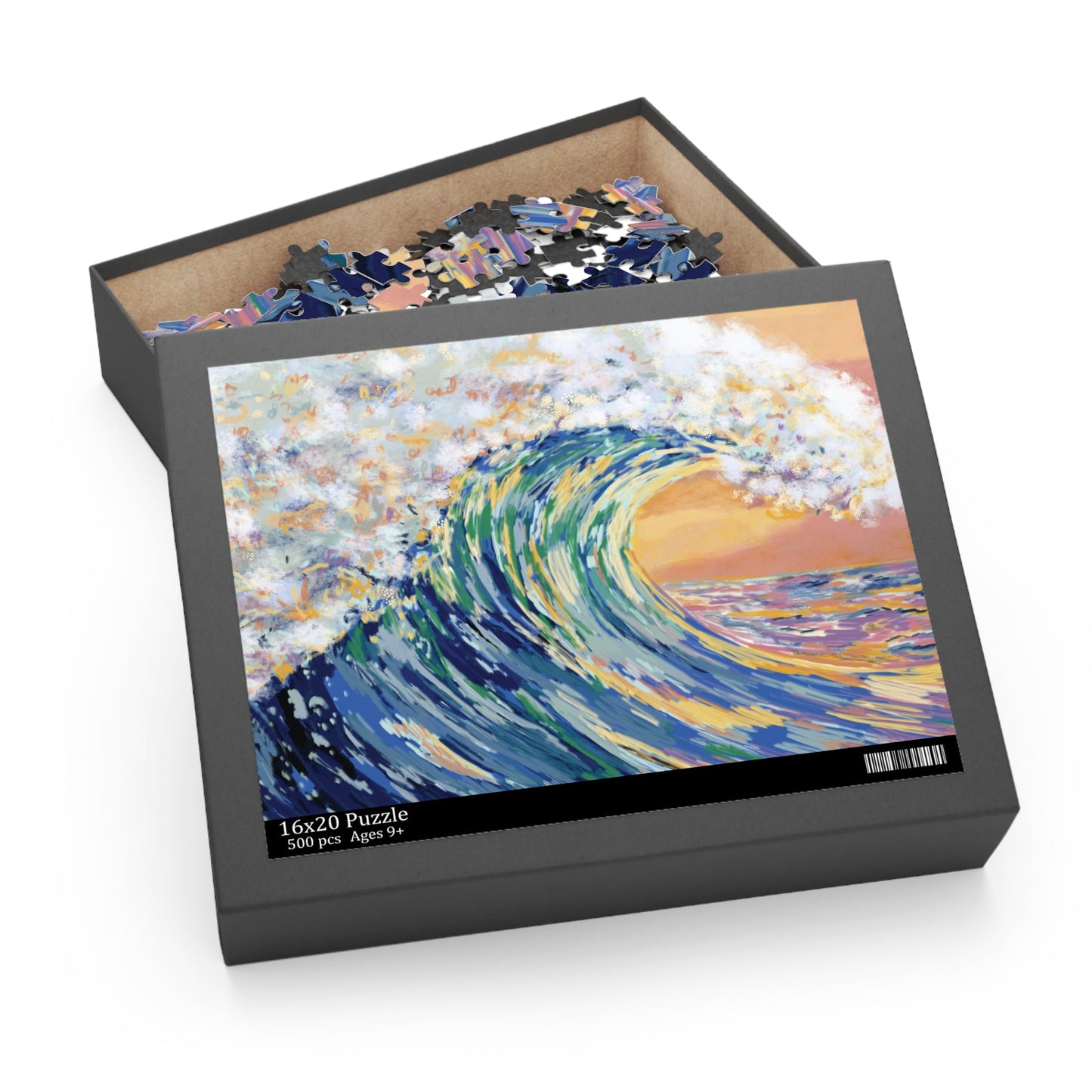 Ocean Waves Puzzles - Blue Cava