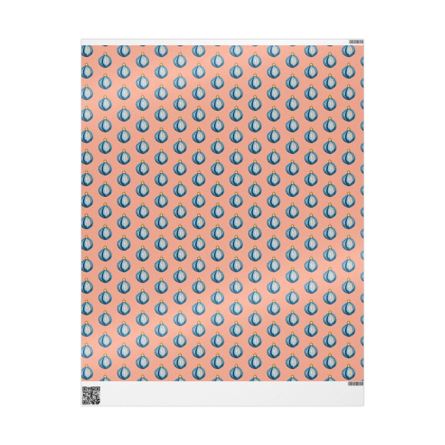 Ornament Striped Wrapping Papers - Blue Cava
