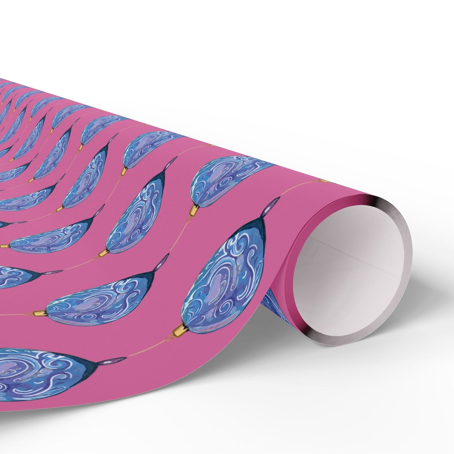Ornamental Wrapping Papers - Blue Cava