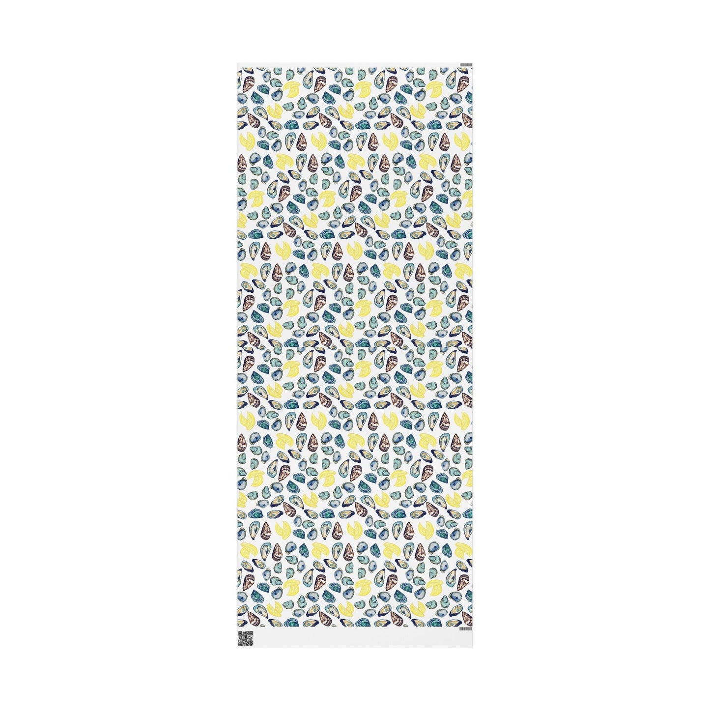 Oyster - Inspired Wrapping Paper | Eco - Friendly Gift Wrap - Blue Cava