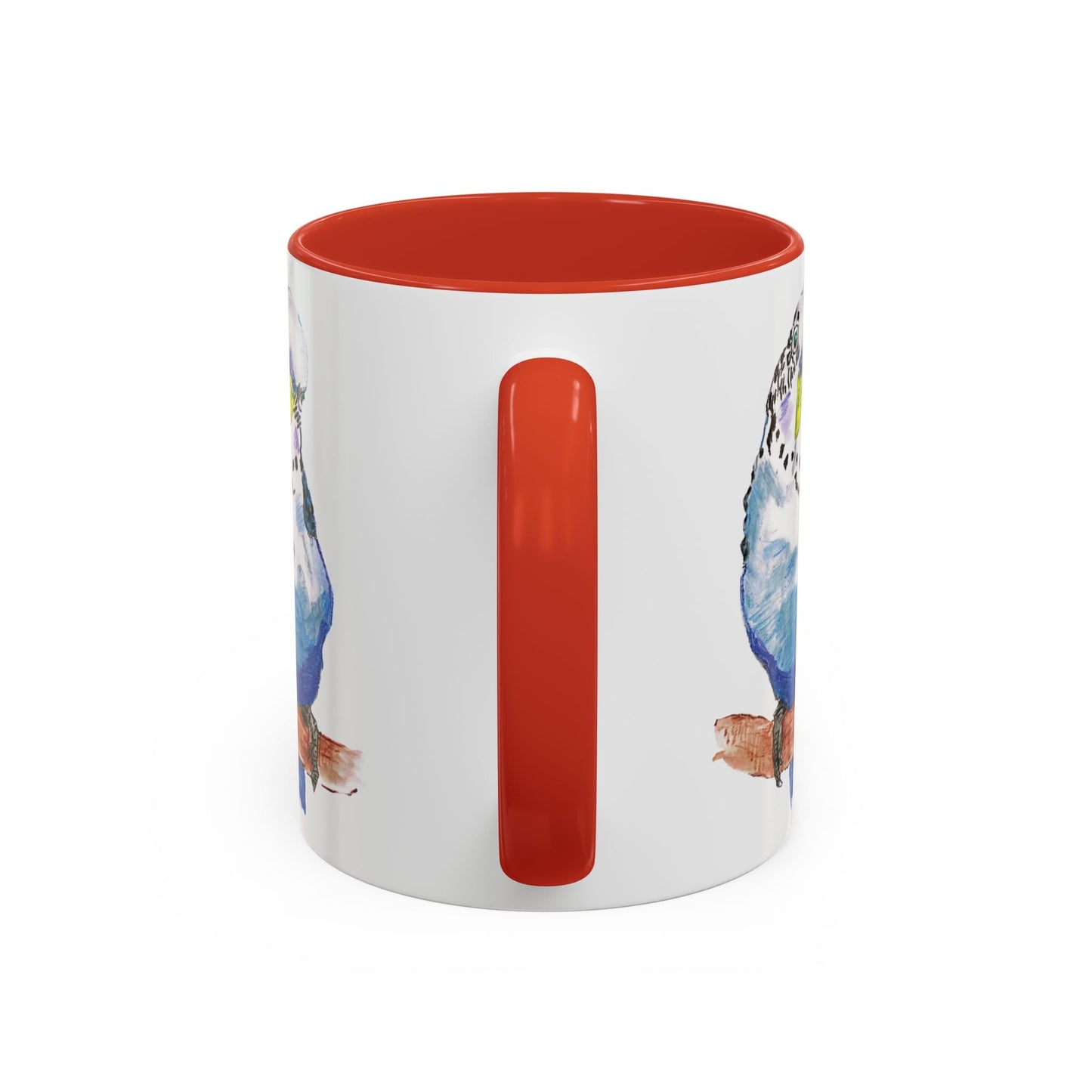Parakeet Two Tone Coffee Mug (11oz & 15oz) - Blue Cava