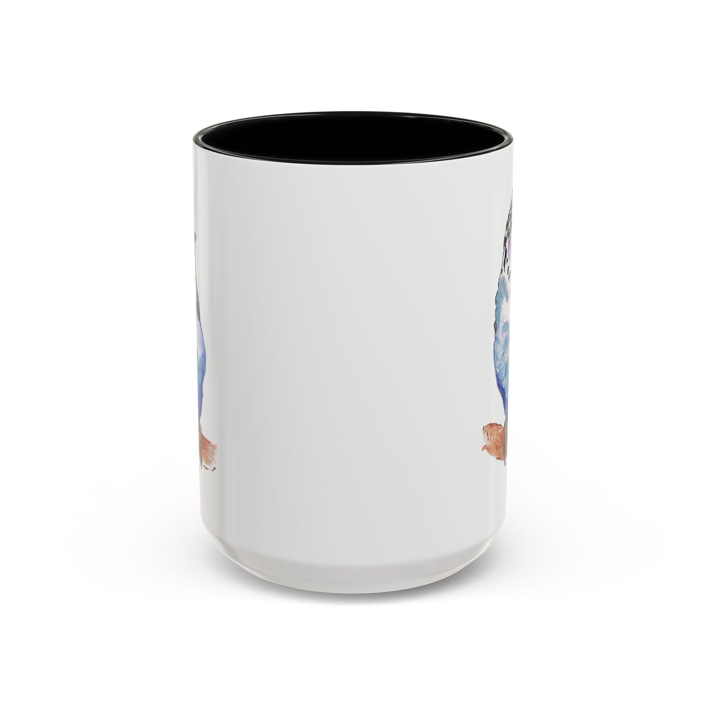 Parakeet Two Tone Coffee Mug (11oz & 15oz) - Blue Cava