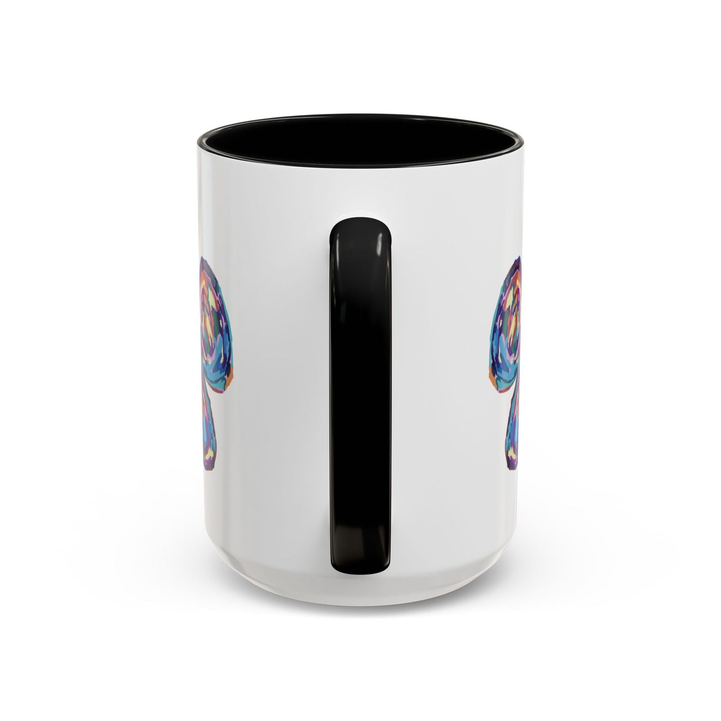 Paw Print Accent Coffee Mug (11oz & 15oz) - Blue Cava