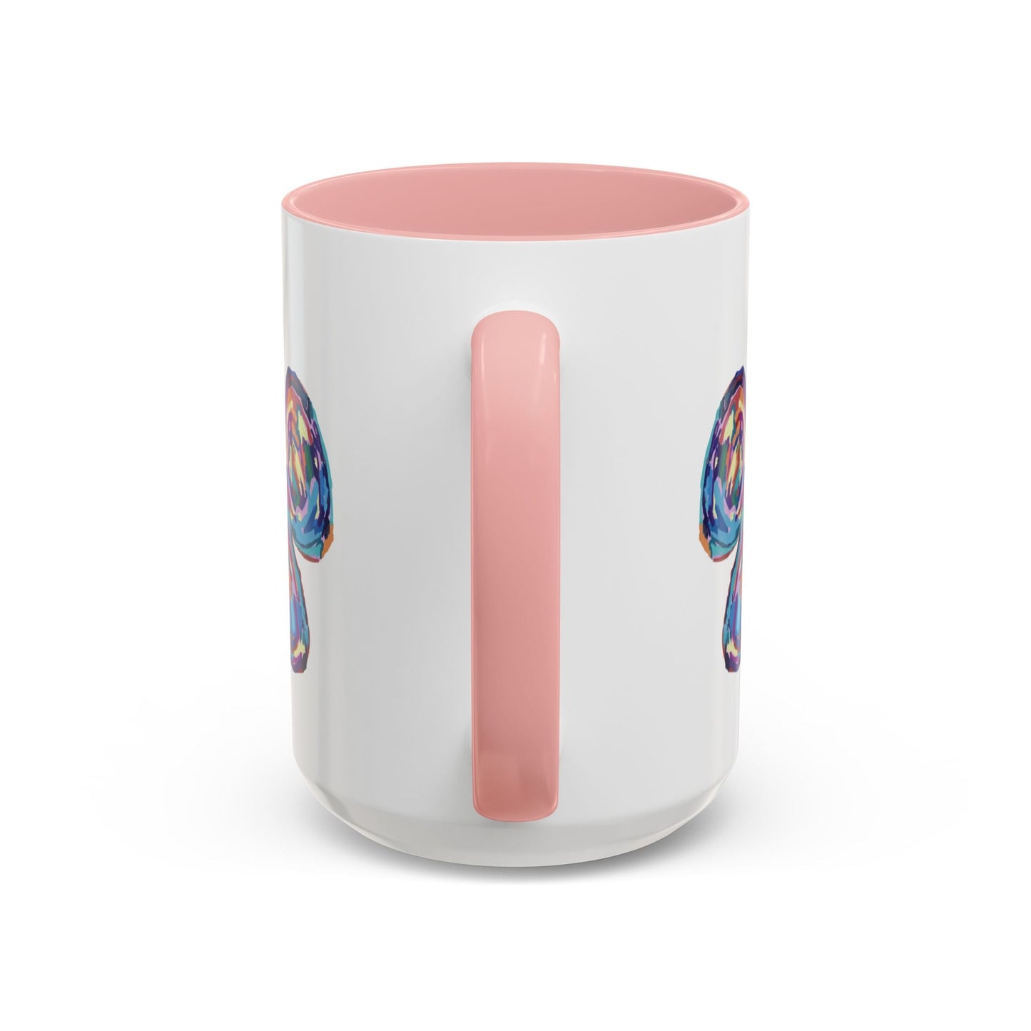 Paw Print Accent Coffee Mug (11oz & 15oz) - Blue Cava