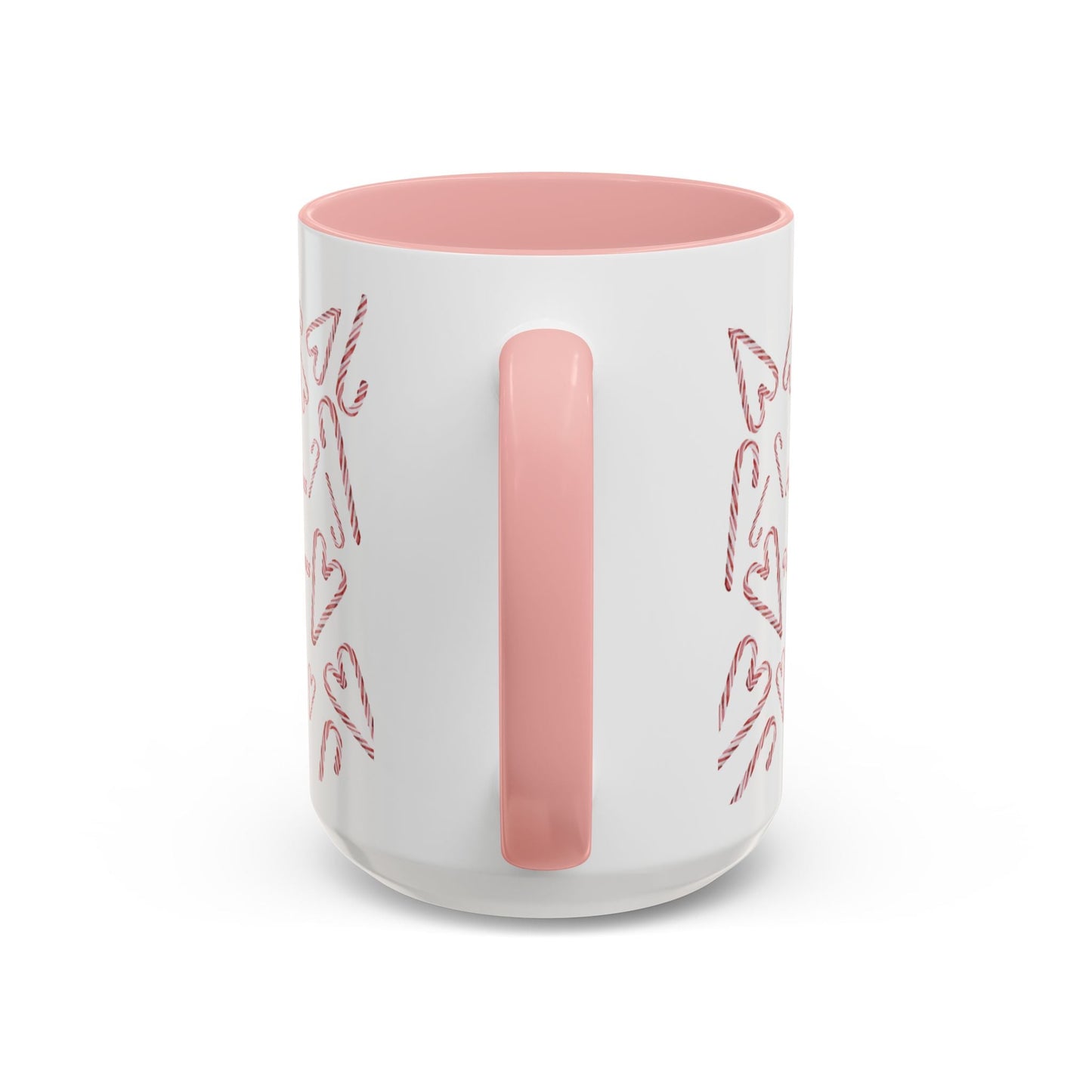 Peppermint Kisses Accent Coffee Mug (11oz & 15oz) - Blue Cava