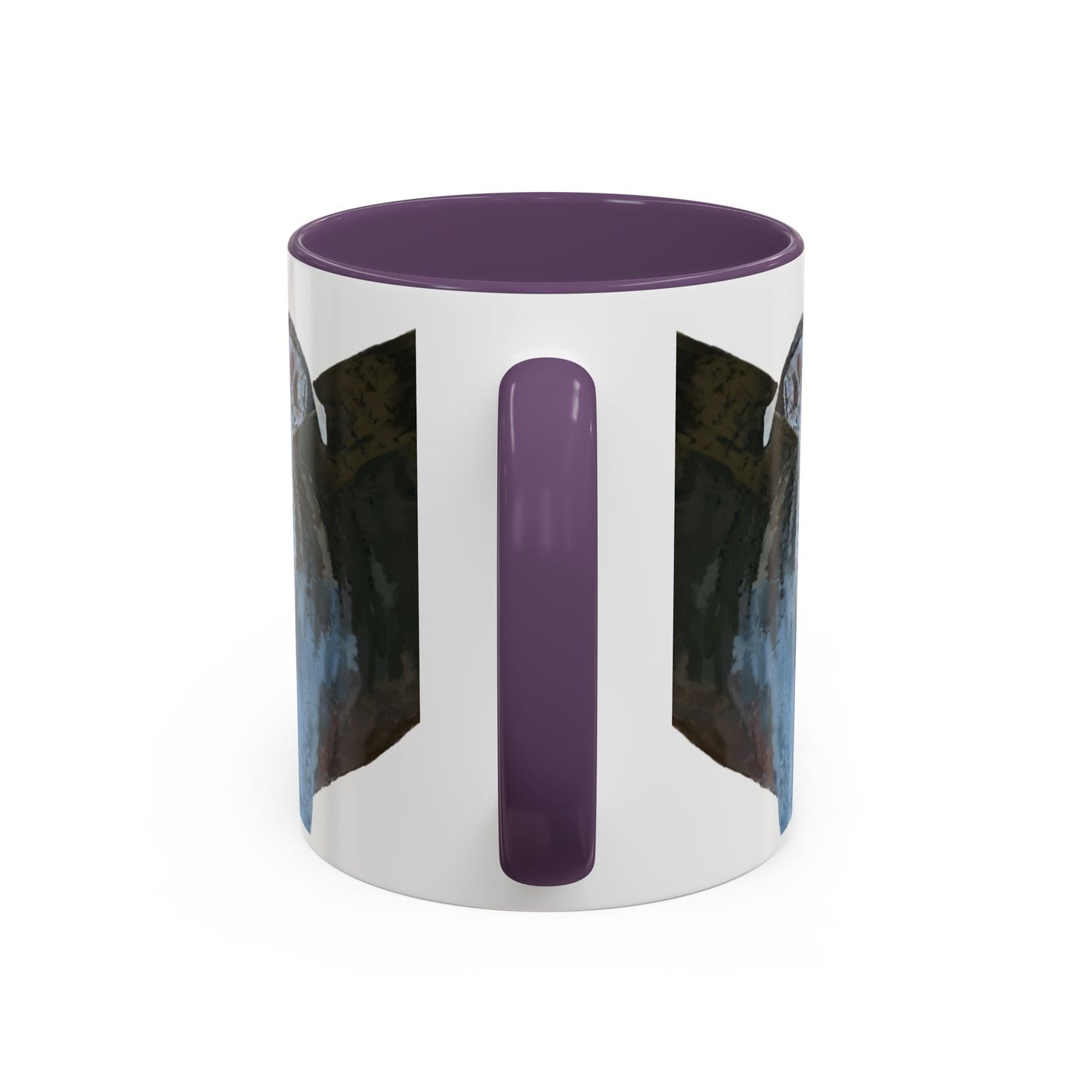 Pitt Bull “Diesel” Two Tone Ceramic Mug - 11 oz & 15 oz - Blue Cava