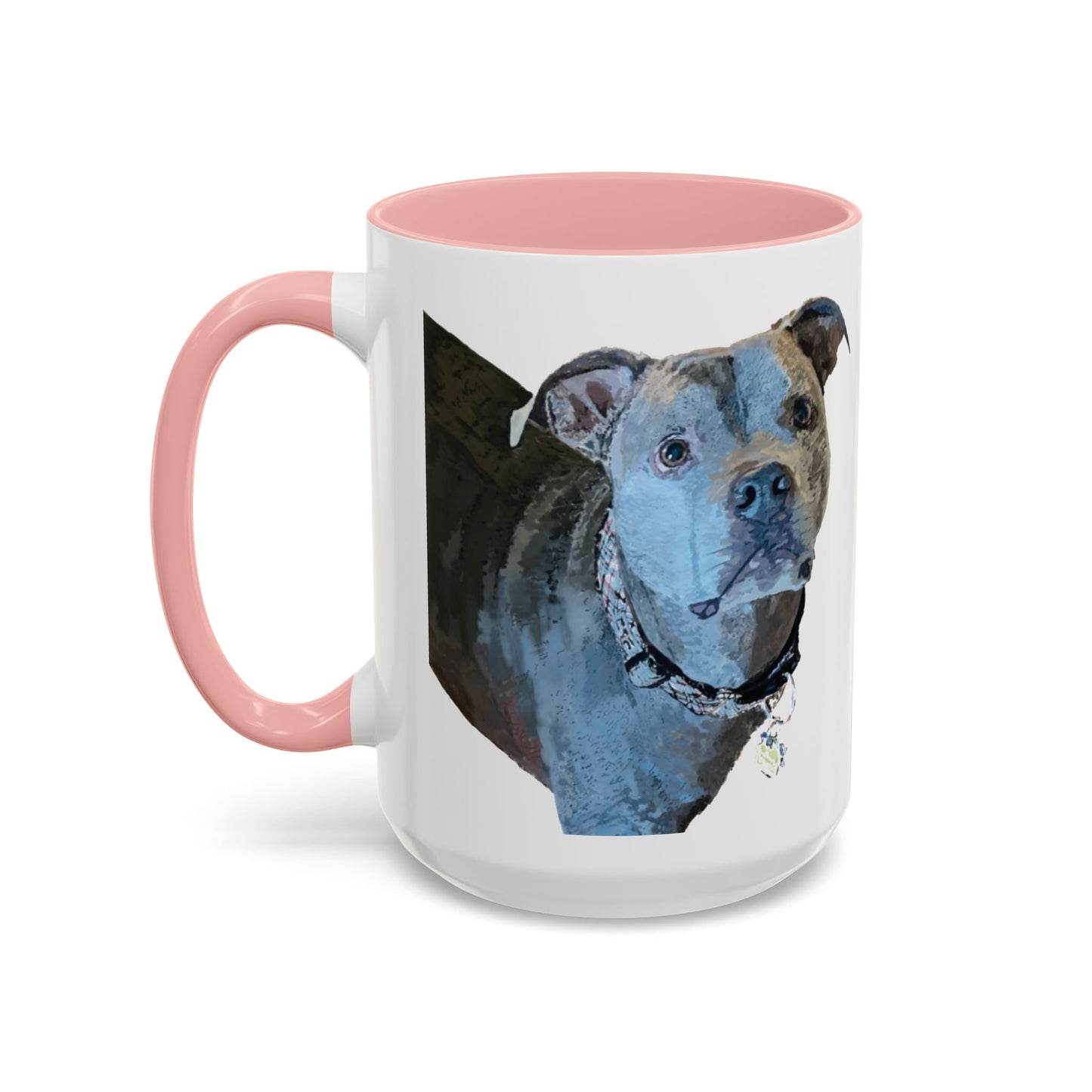 Pitt Bull “Diesel” Two Tone Ceramic Mug - 11 oz & 15 oz - Blue Cava
