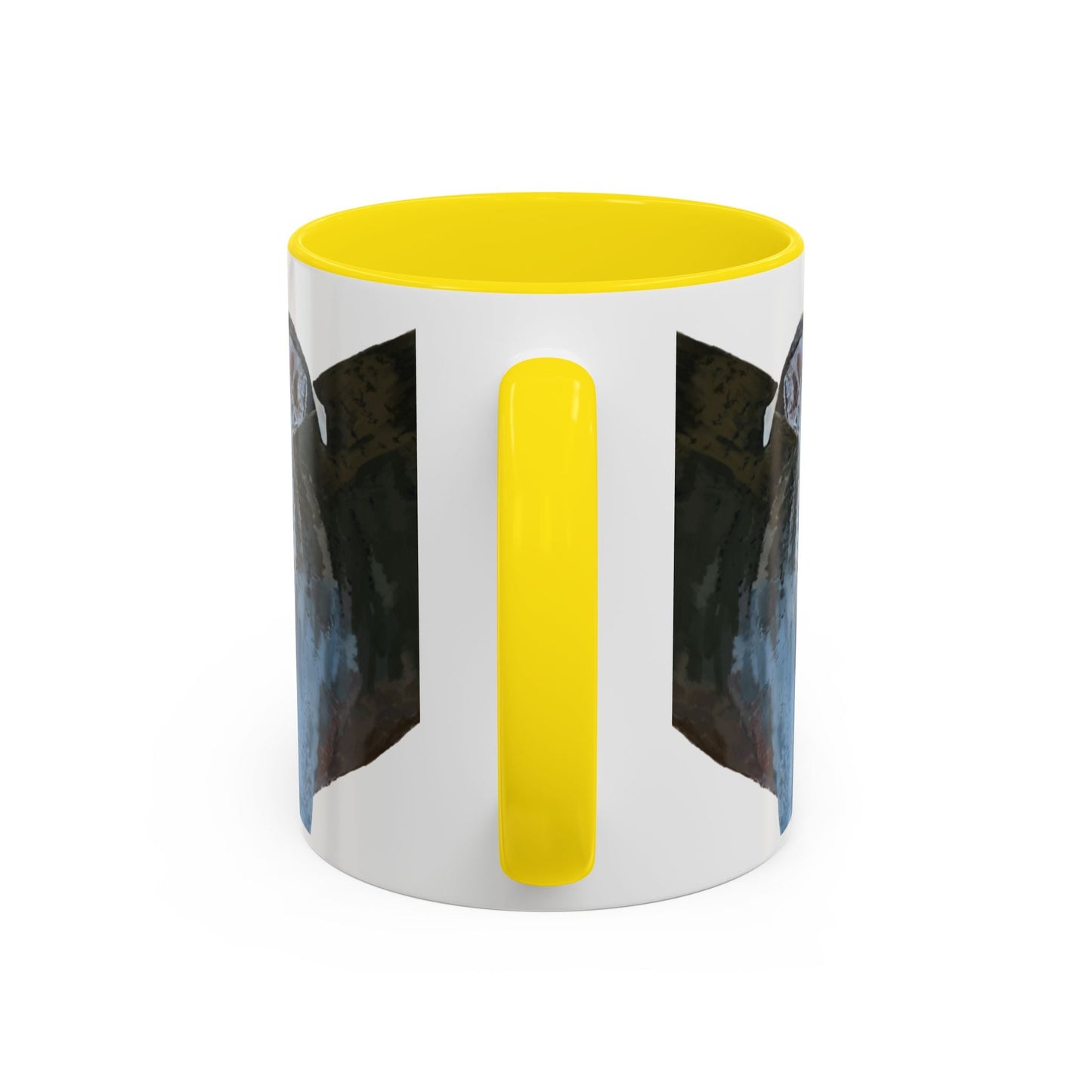 Pitt Bull “Diesel” Two Tone Ceramic Mug - 11 oz & 15 oz - Blue Cava