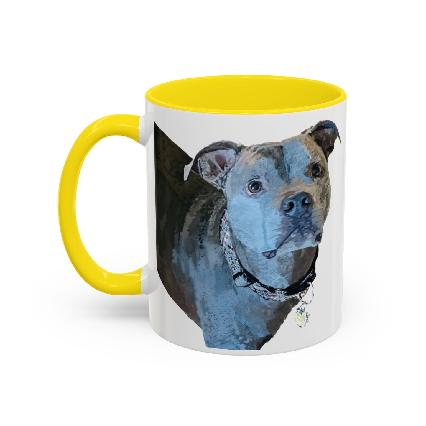 Pitt Bull “Diesel” Two Tone Ceramic Mug - 11 oz & 15 oz - Blue Cava