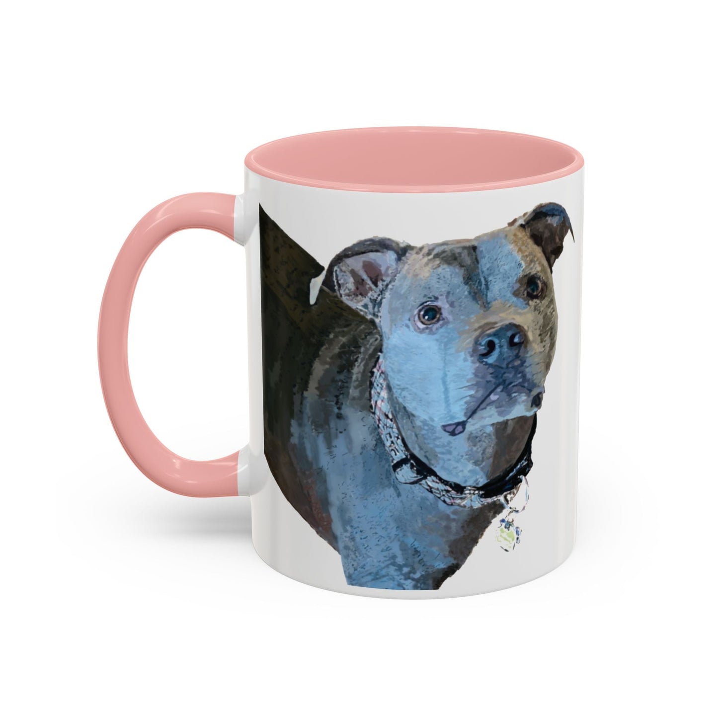 Pitt Bull “Diesel” Two Tone Ceramic Mug - 11 oz & 15 oz - Blue Cava