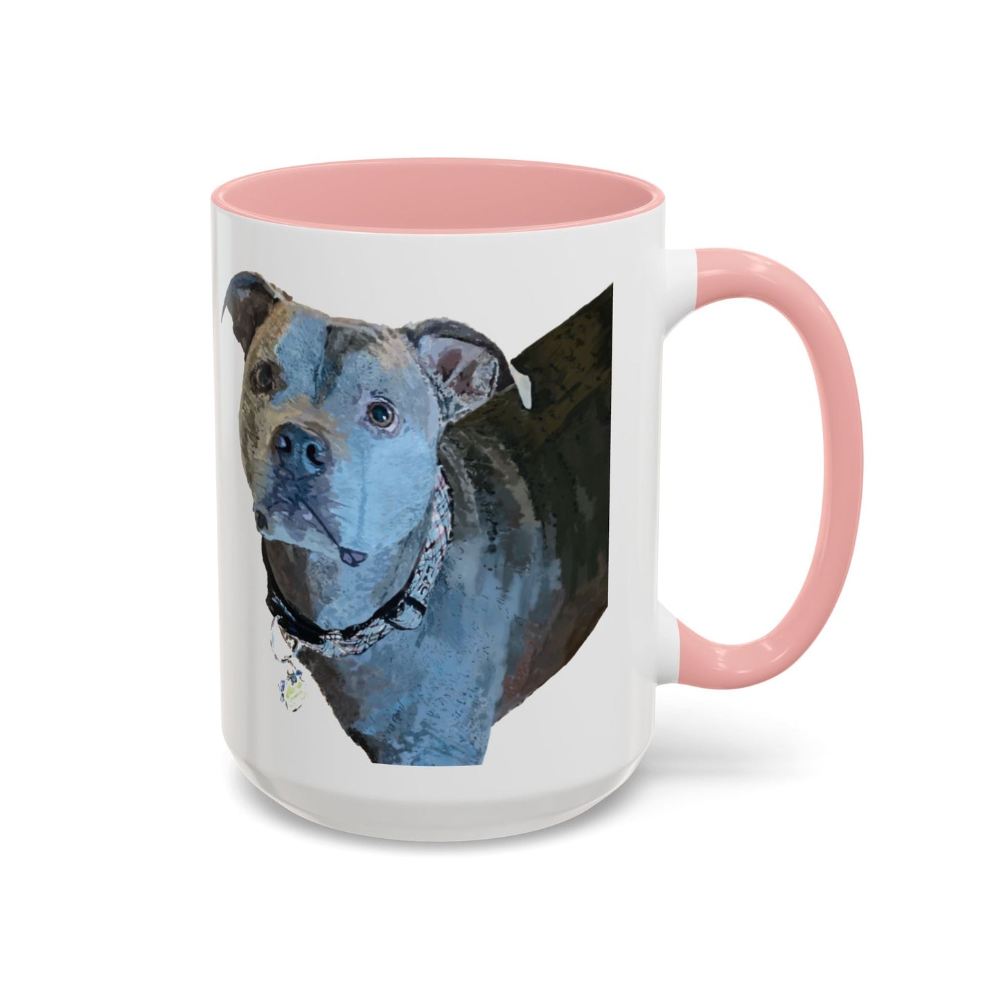 Pitt Bull “Diesel” Two Tone Ceramic Mug - 11 oz & 15 oz - Blue Cava