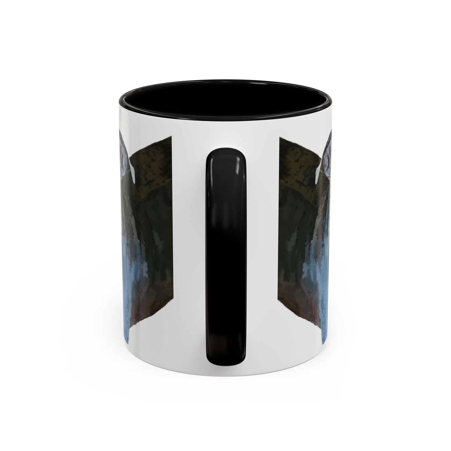 Pitt Bull “Diesel” Two Tone Ceramic Mug - 11 oz & 15 oz - Blue Cava