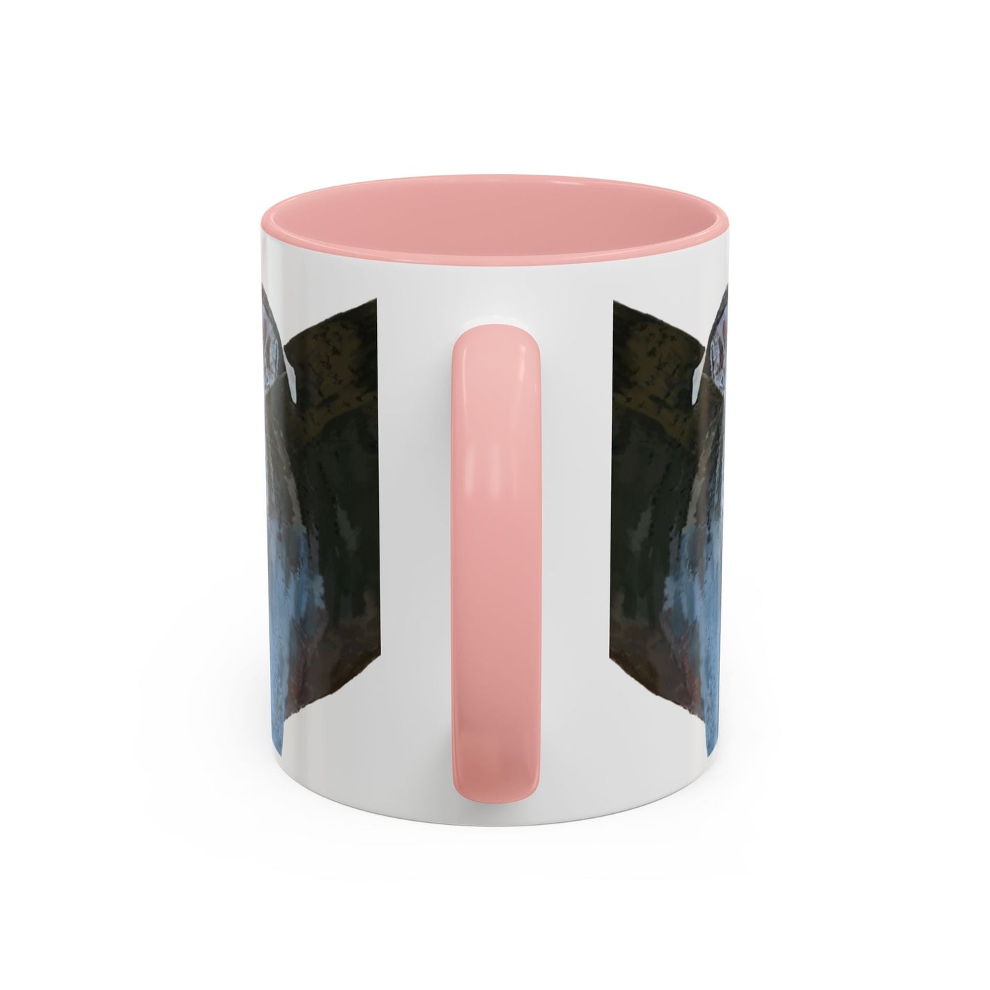 Pitt Bull “Diesel” Two Tone Ceramic Mug - 11 oz & 15 oz - Blue Cava