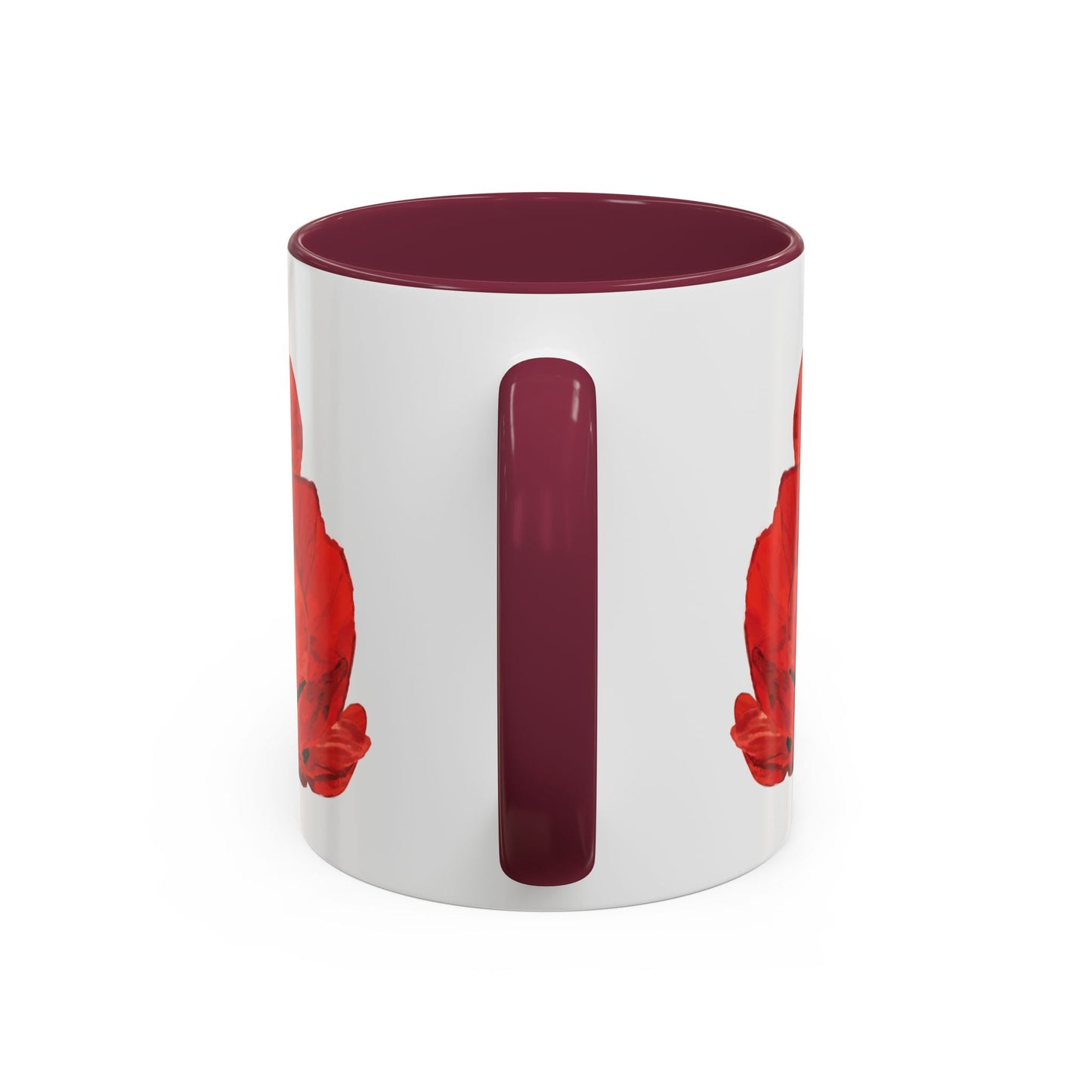 Poppies Two - Tone Coffee Mug, 11oz & 15 oz - Blue Cava