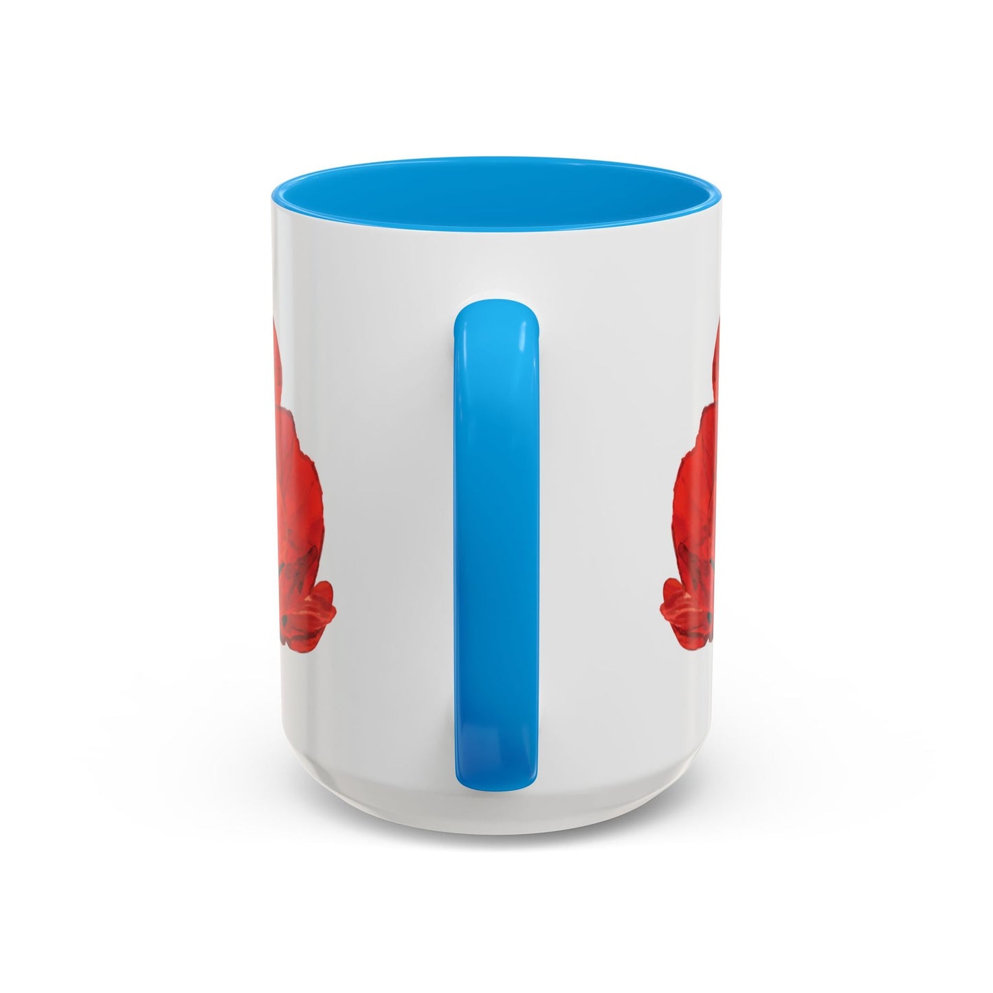 Poppies Two - Tone Coffee Mug, 11oz & 15 oz - Blue Cava