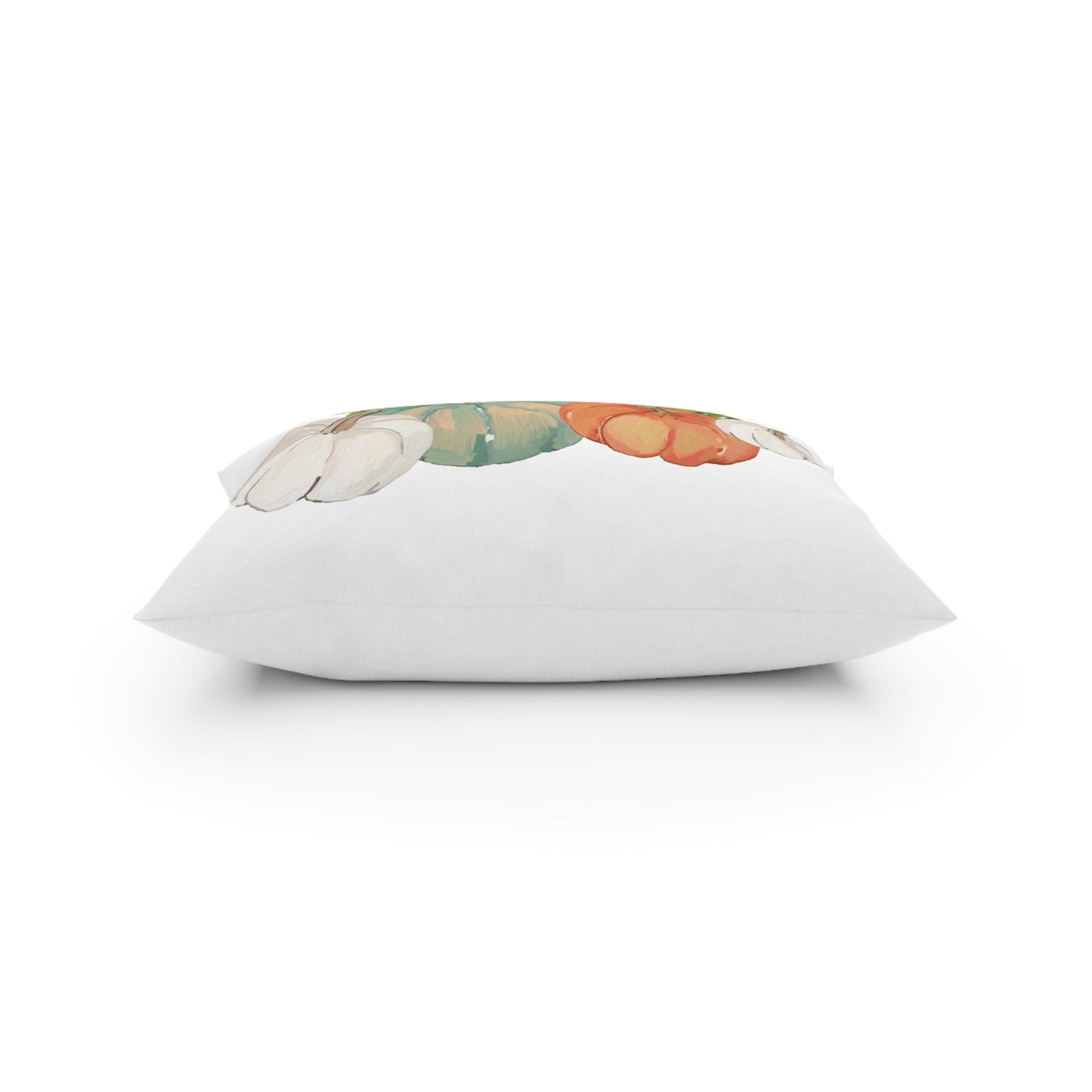 Pumpkin Harvest Broadcloth Pillow - Blue Cava