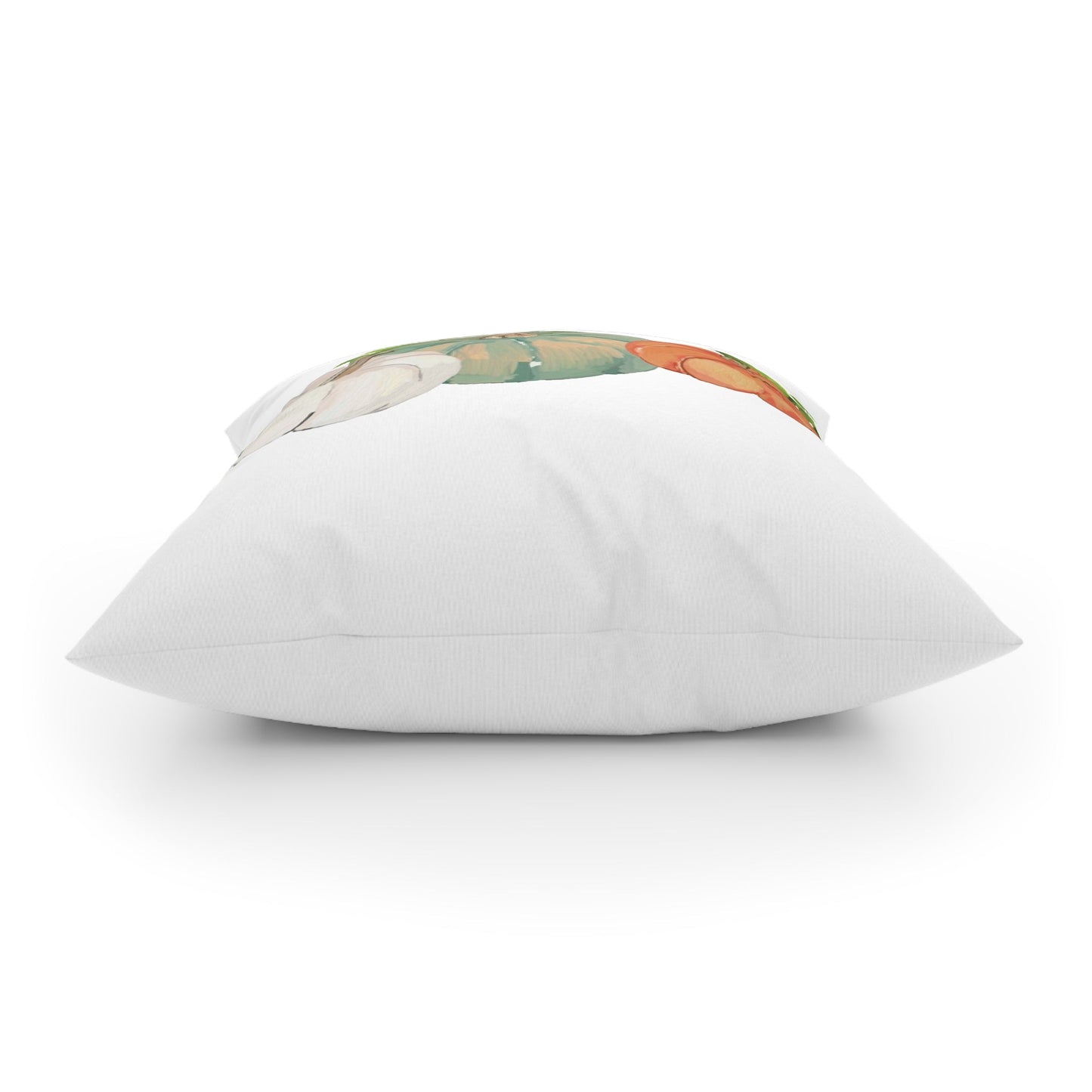 Pumpkin Harvest Broadcloth Pillow - Blue Cava