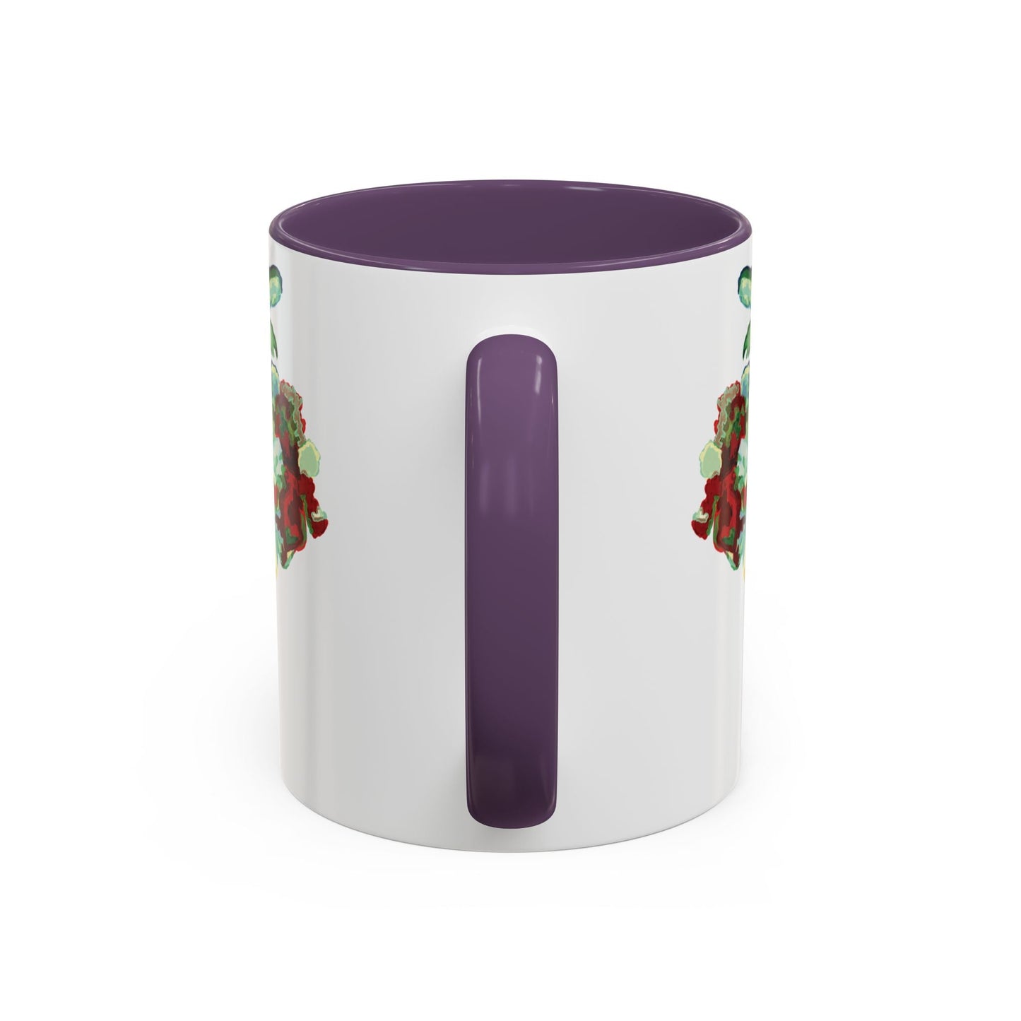 Rooster Two Tone Ceramic Coffee Mug (11oz & 15oz) - Blue Cava