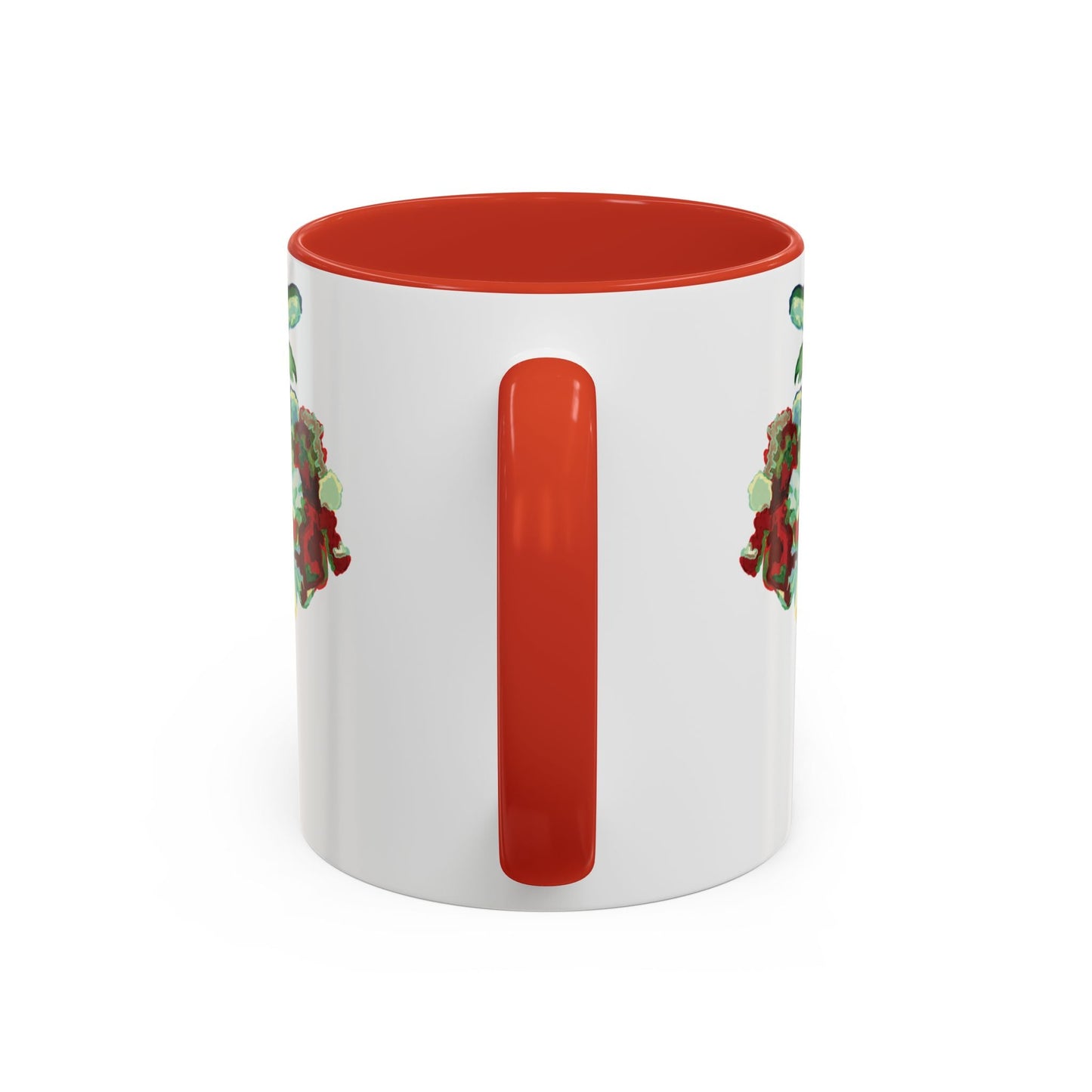 Rooster Two Tone Ceramic Coffee Mug (11oz & 15oz) - Blue Cava