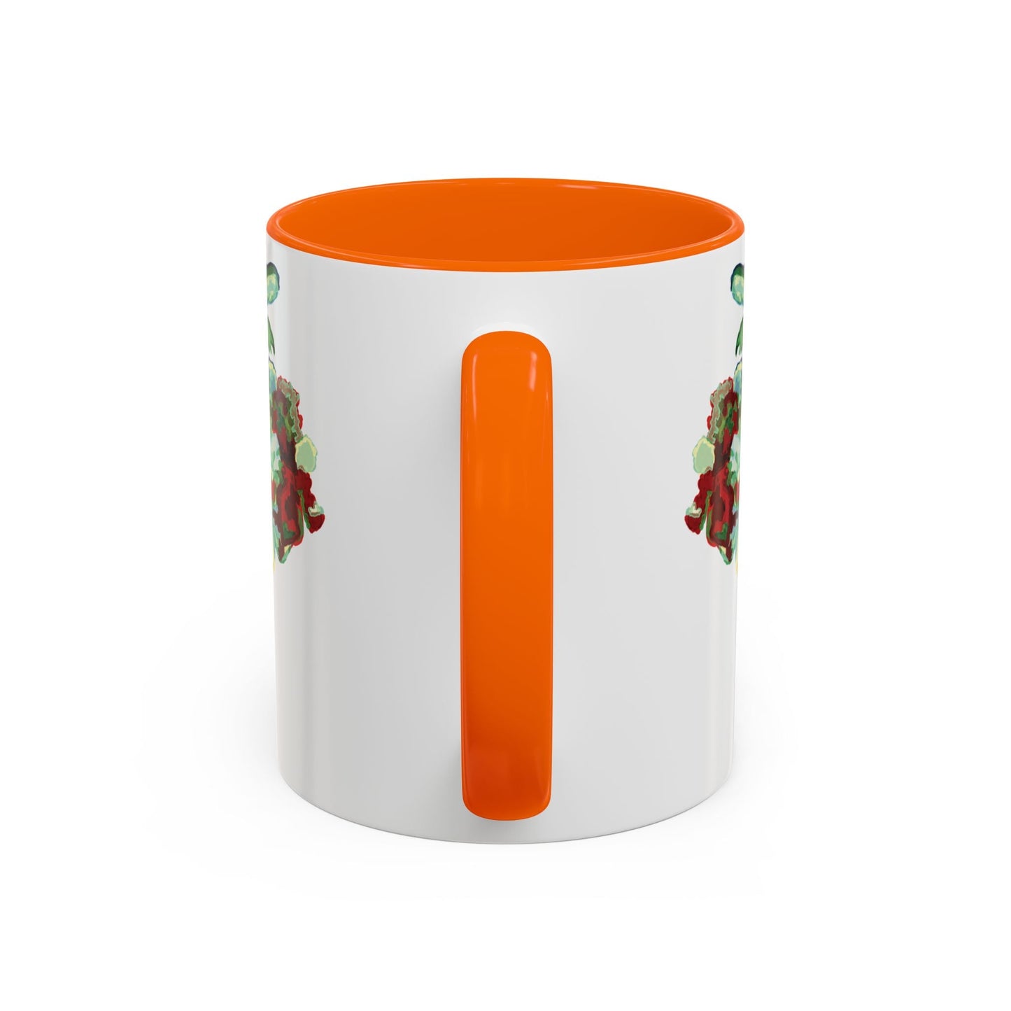 Rooster Two Tone Ceramic Coffee Mug (11oz & 15oz) - Blue Cava