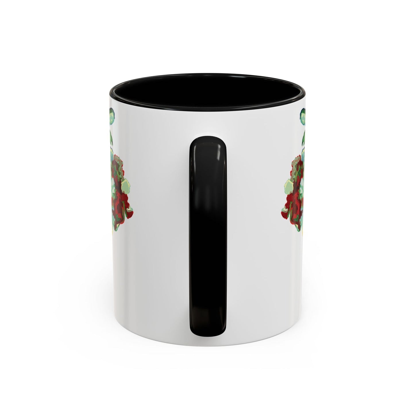 Rooster Two Tone Ceramic Coffee Mug (11oz & 15oz) - Blue Cava
