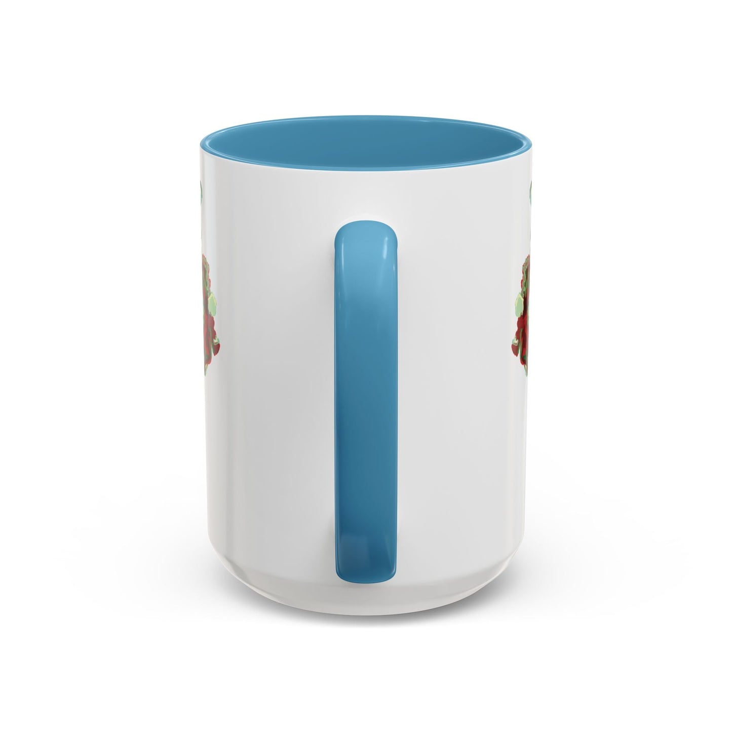 Rooster Two Tone Ceramic Coffee Mug (11oz & 15oz) - Blue Cava