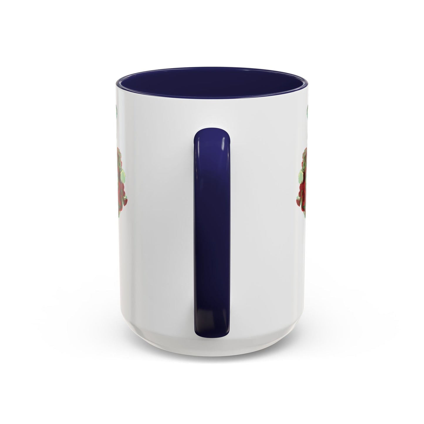 Rooster Two Tone Ceramic Coffee Mug (11oz & 15oz) - Blue Cava