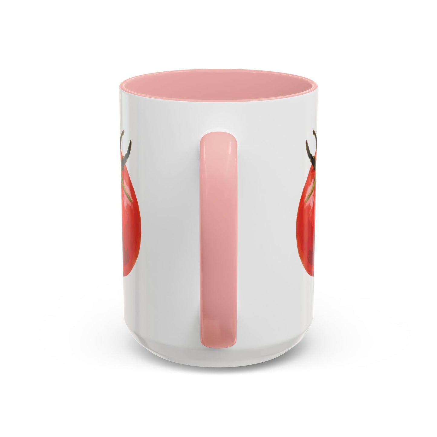 Rustic Tomato Two - Tone Ceramic Mugs - 11oz and 15 oz - Perfect for Gardeners - Blue Cava