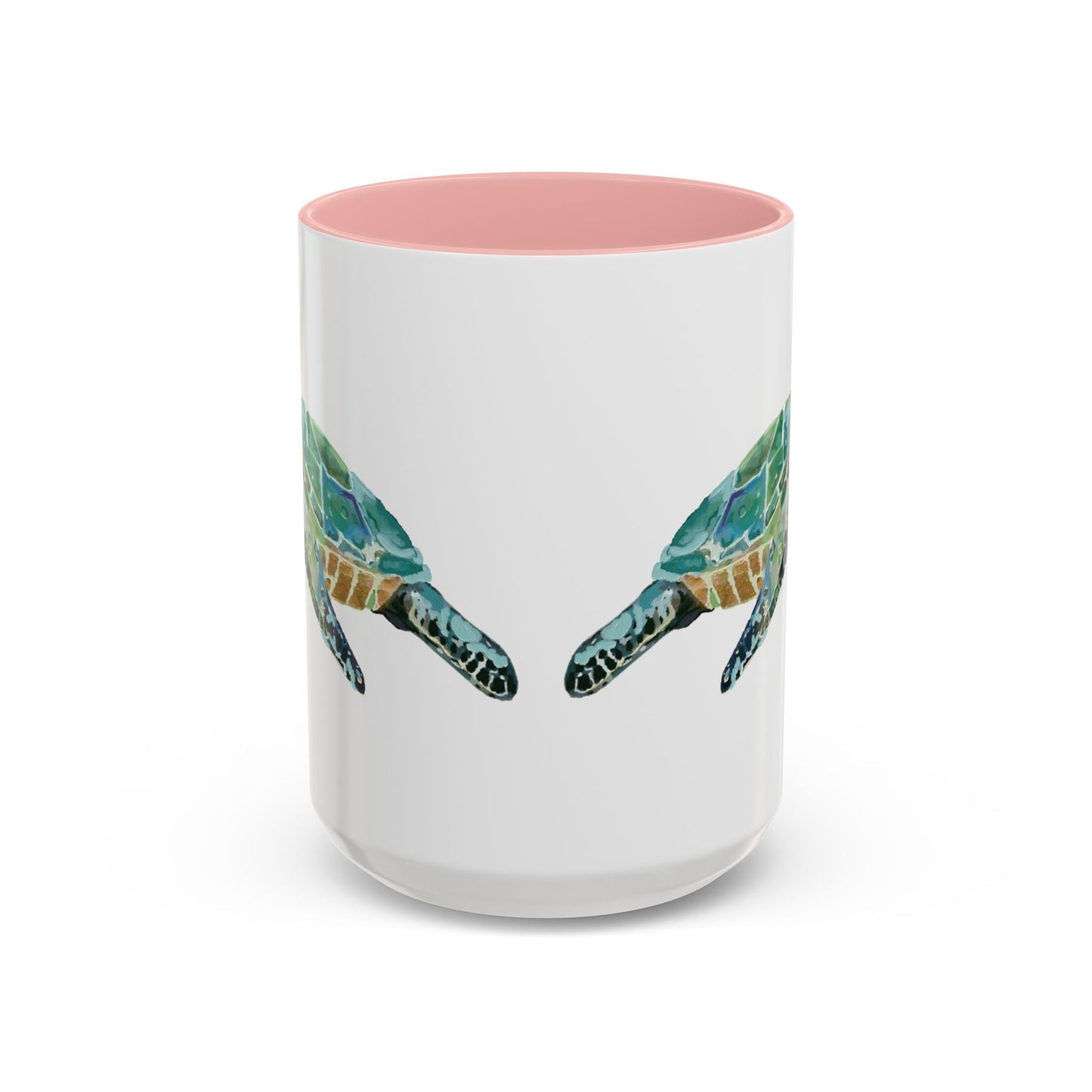 Sea Turtle Two Tone Coffee Mug (11oz & 15oz) - Blue Cava