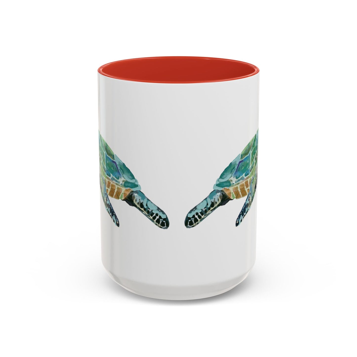 Sea Turtle Two Tone Coffee Mug (11oz & 15oz) - Blue Cava